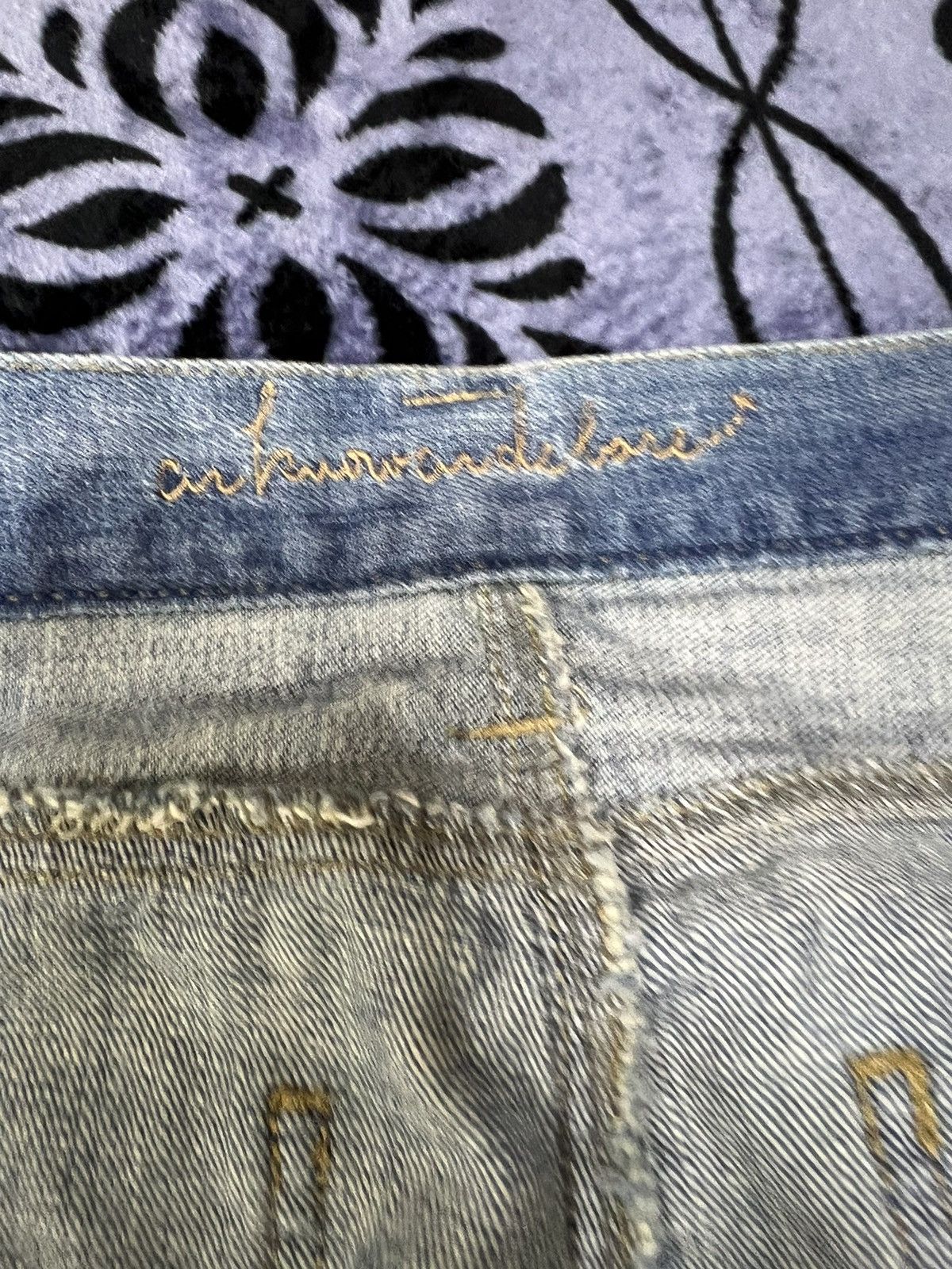 Peanuts × Vintage Peanuts Patchwork Jeans Size 30" / US 8 / IT 44 - 5 Thumbnail