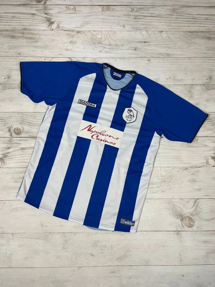 Diadora Diadora Sheffield Wednesday 2003 2005 Home Shirt Jersey Size US M / EU 48-50 / 2 - 1 Thumbnail