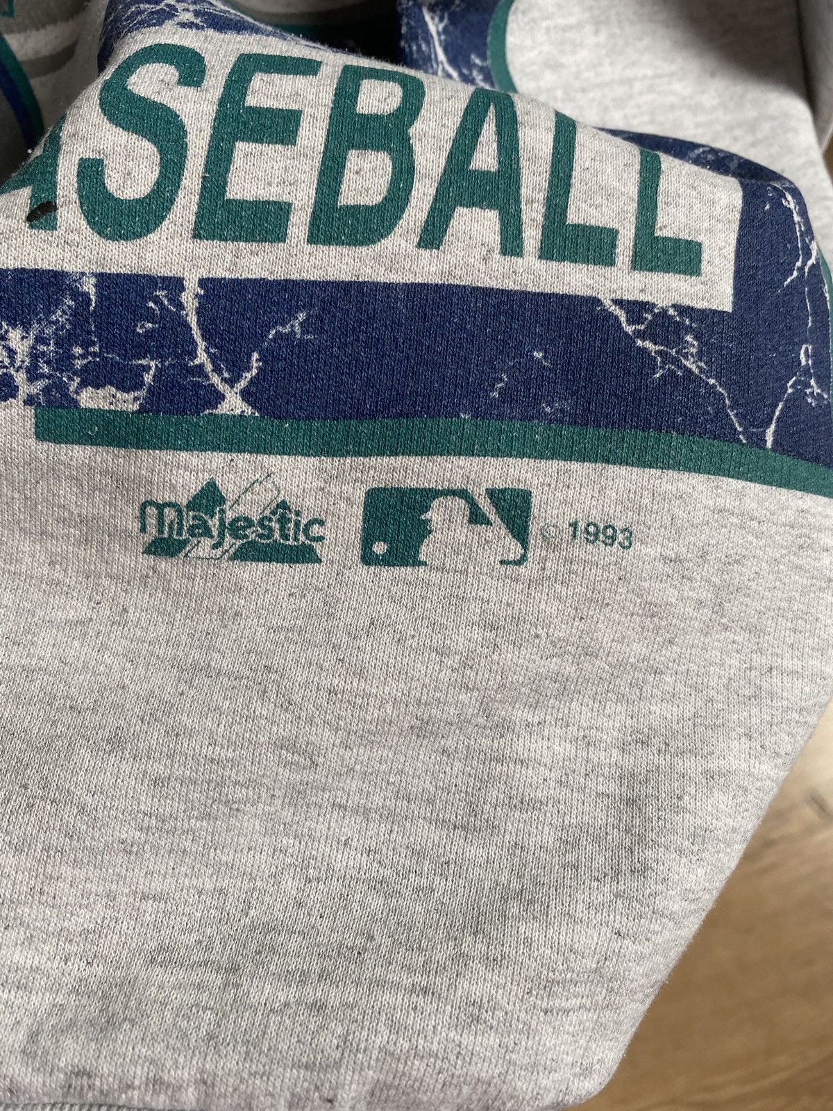 MLB × Majestic × Vintage VINTAGE MAJESTIC MLB SEATTLE MARINERS CREWNECK 1993 Size US M / EU 48-50 / 2 - 3 Thumbnail