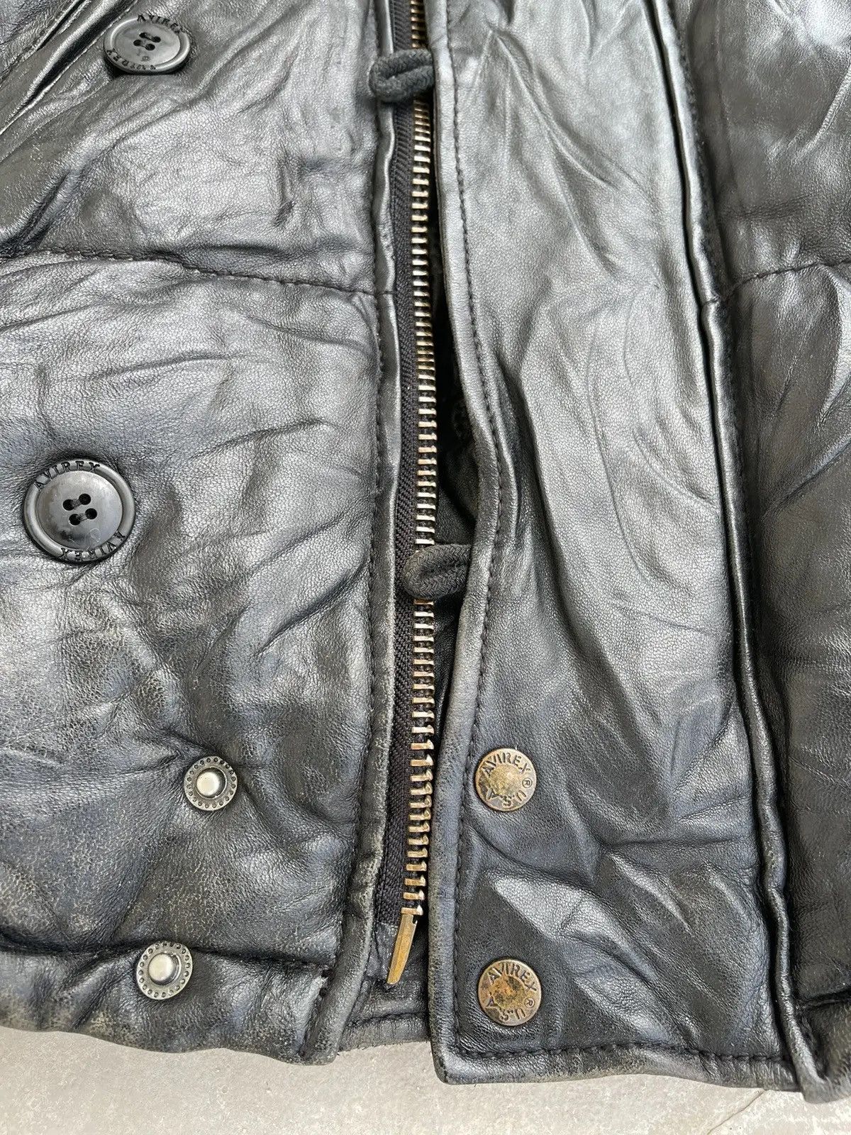 Avirex VTG Avirex LTD Leather Snorkel Parka N-3B Flight Jacket Size US M / EU 48-50 / 2 - 3 Thumbnail