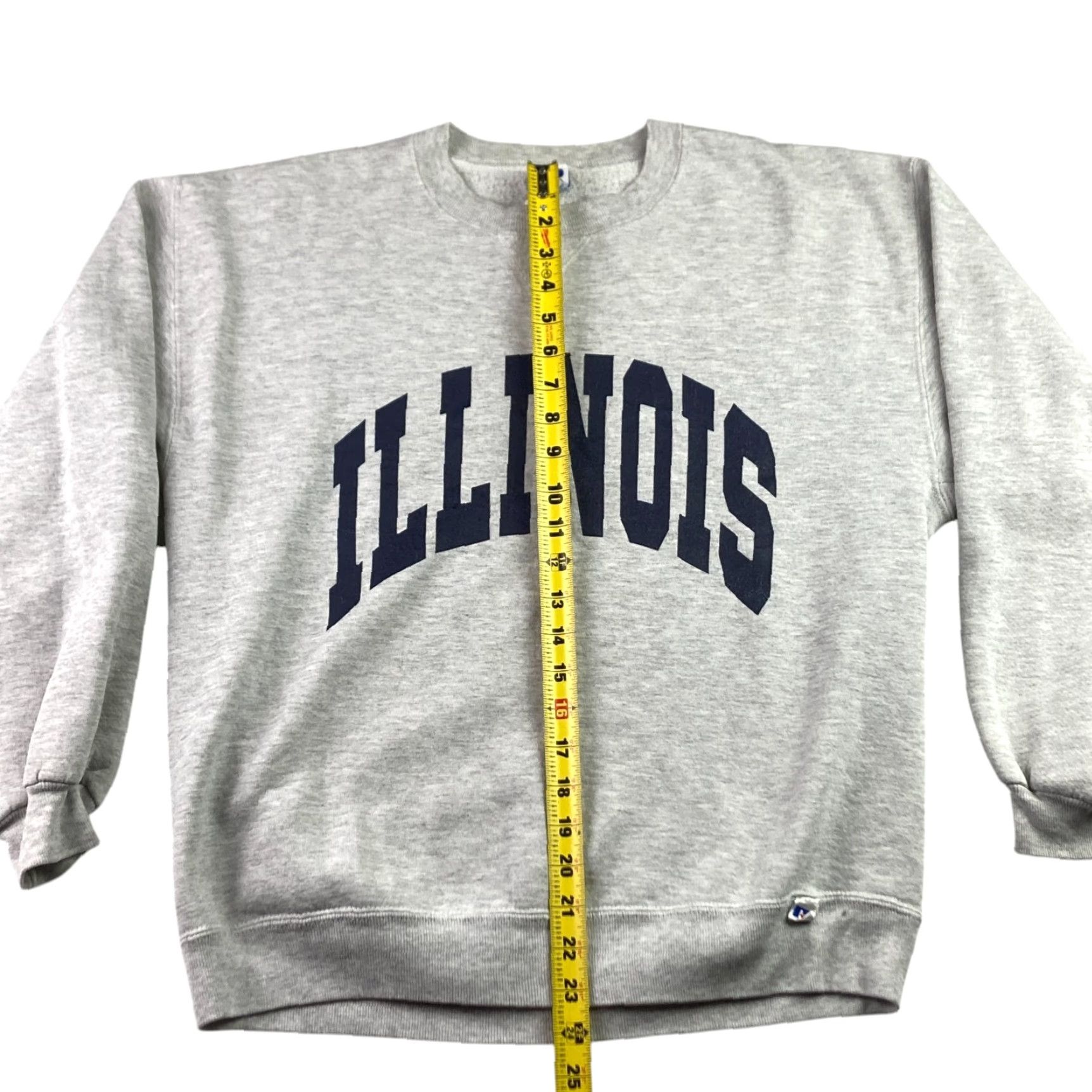 Russell Athletic VINTAGE Illinois Illini x Russell Athletics Crew Neck Sweatshirt Gray Large Size US L / EU 52-54 / 3 - 5 Thumbnail