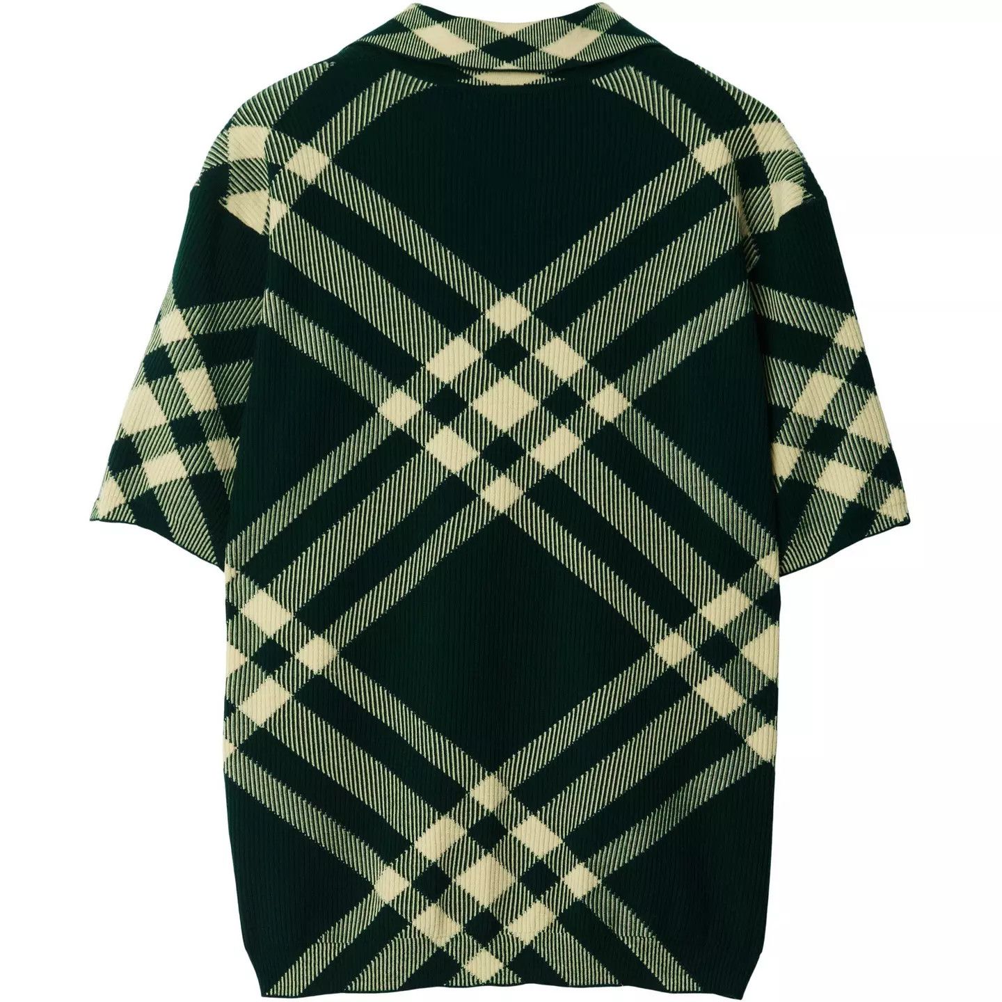 Burberry o1g2r1mq0426 Check Wool Blend Polo Shirt in Multicolor Size US M / EU 48-50 / 2 - 6 Thumbnail