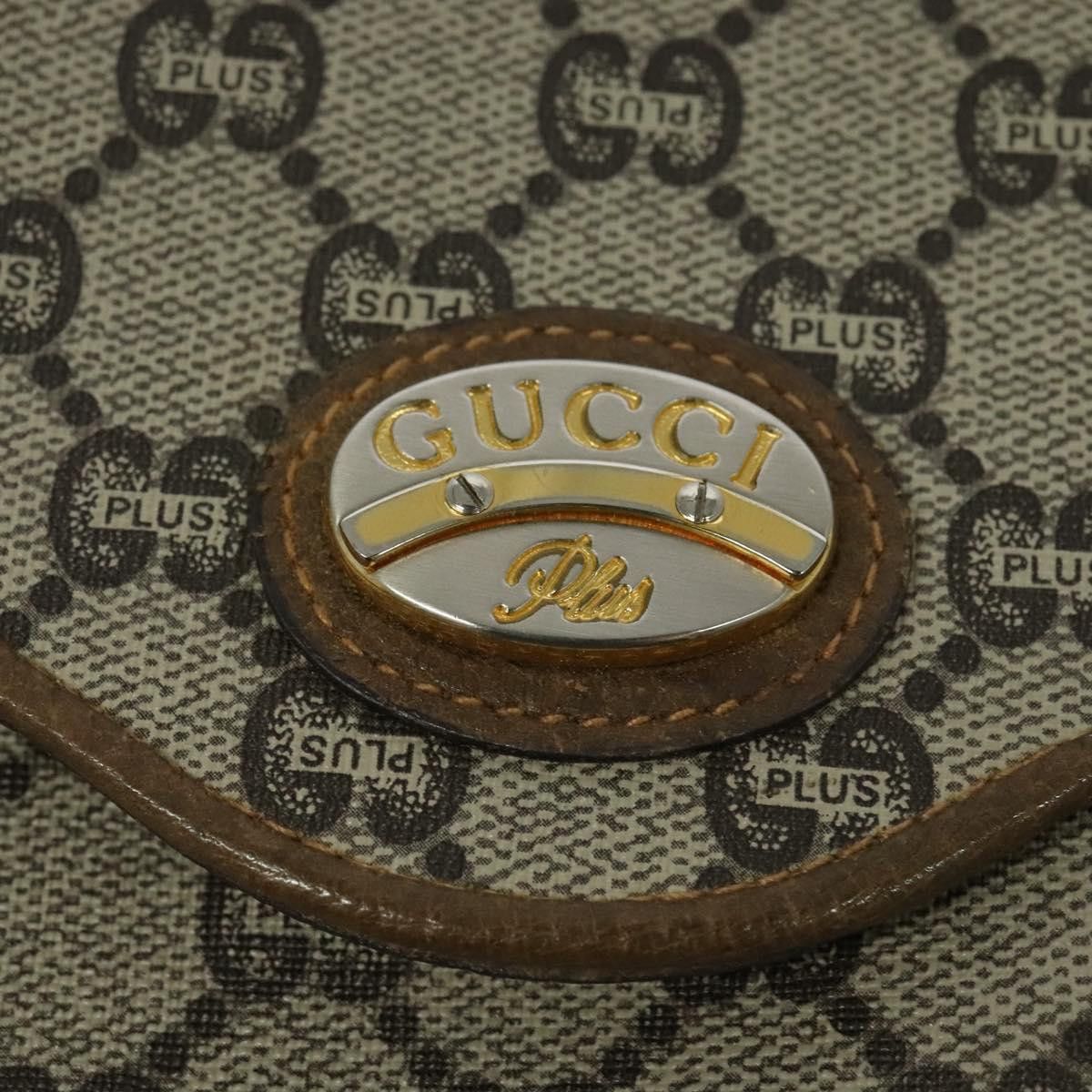 Gucci GUCCI GG Plus Supreme Shoulder Bag Pvc Beige Gold Size ONE SIZE - 14 Thumbnail