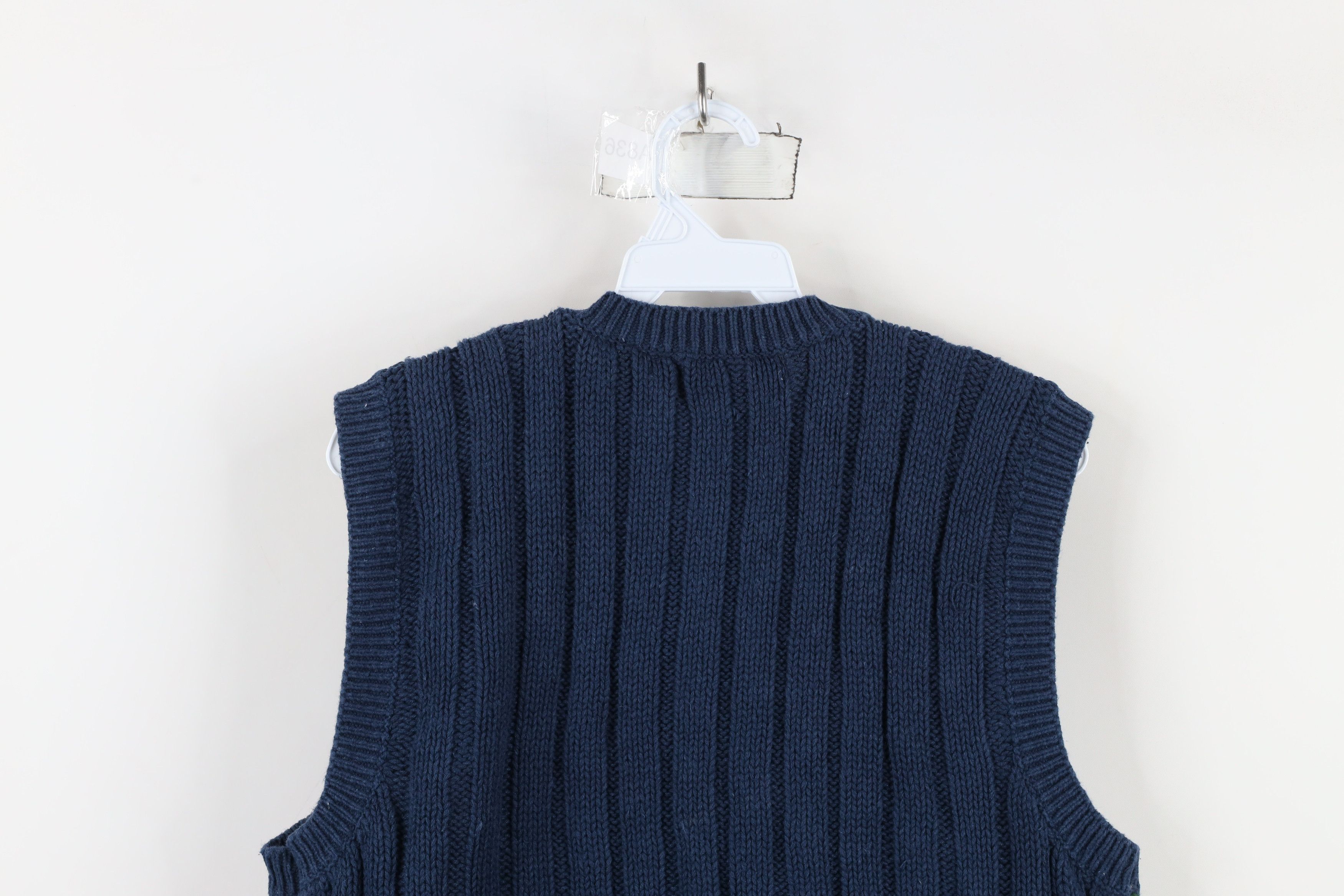 Vintage Vintage 90s Streetwear Heavyweight Checkered Sweater Vest Size XL / US 12-14 / IT 48-50 - 13 Thumbnail