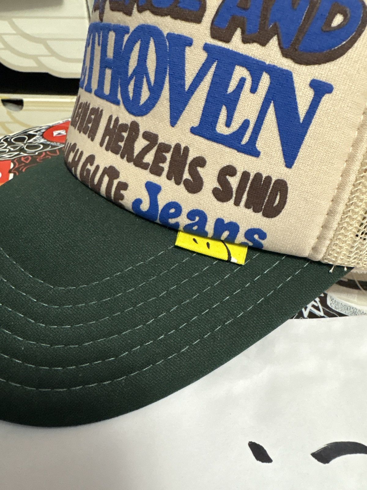 Kapital Kapital Beethoven Trucker Hat Size ONE SIZE - 7 Thumbnail