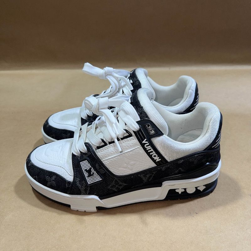 Louis Vuitton Louis Vuitton Panda Print Low-Top Fashion Sneakers 0079 Size US 6 / IT 36 - 1 Thumbnail