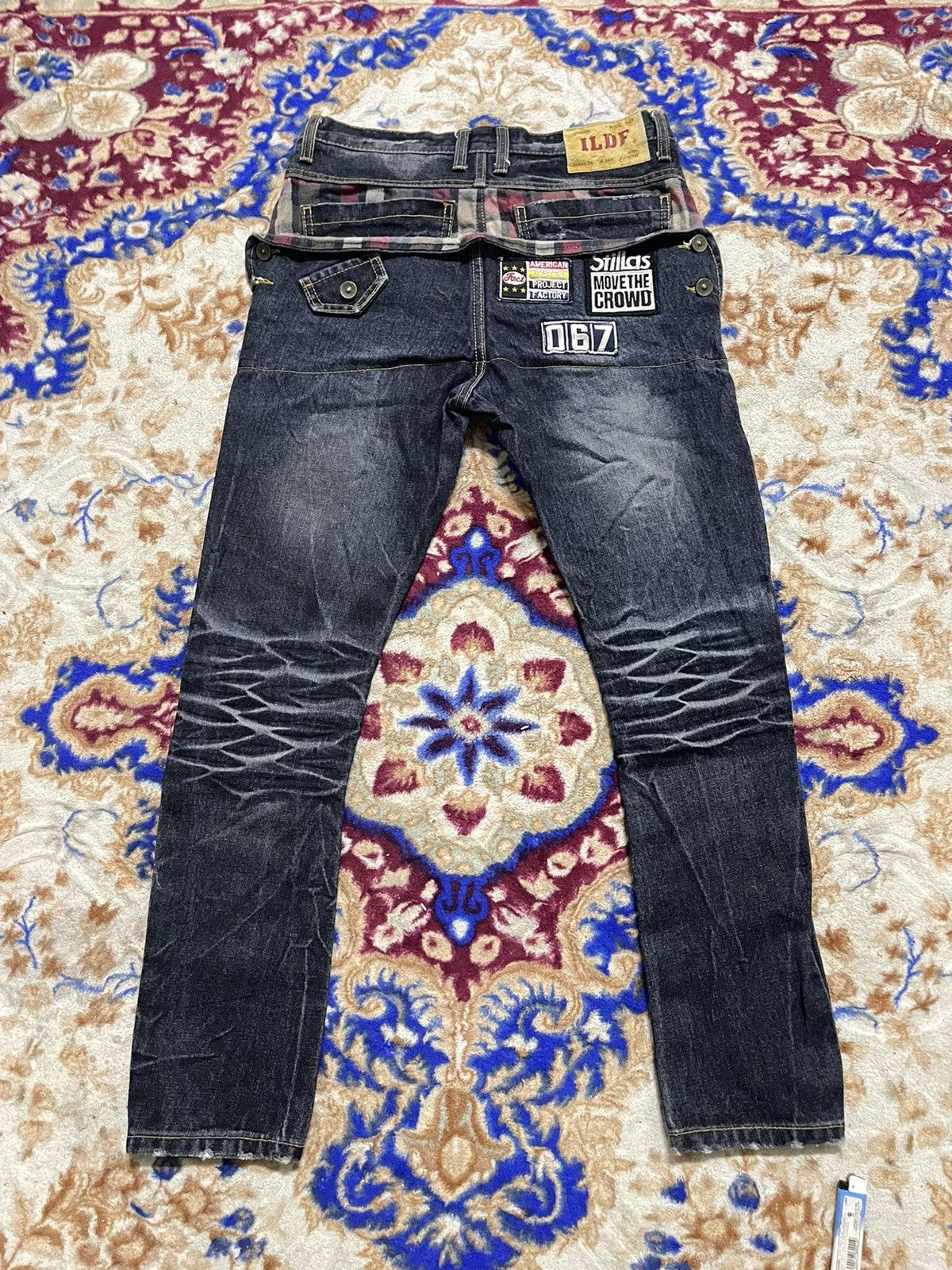 image of Vintage Ildf Archival Clothing Punk Design Denim Pants, Men's (Size 32)