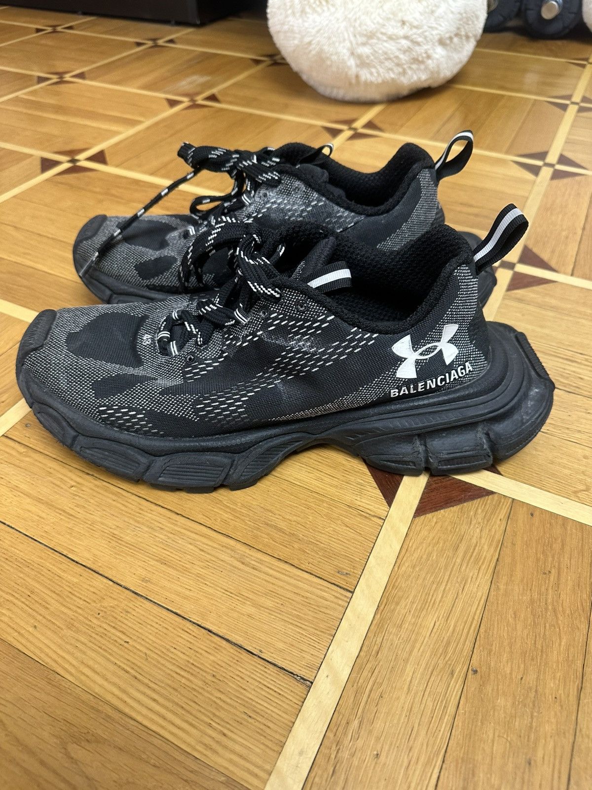 Balenciaga × Under Armour Balenciaga x Under Armor 3xl black Size US 10 / EU 43 - 4 Thumbnail