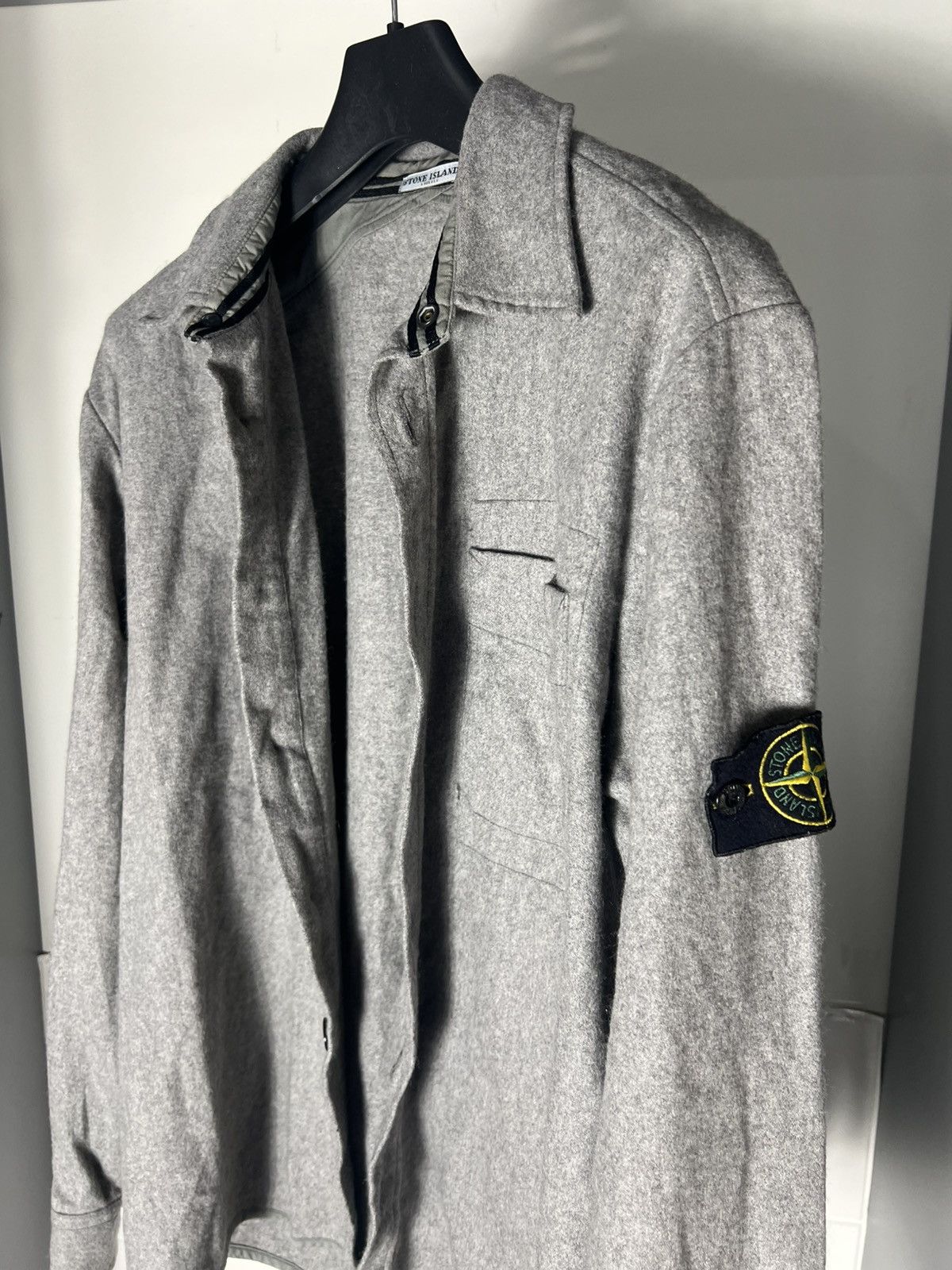 Stone Island × Vintage VERY RARE STONE ISLAND OVER-SHIRT RETRO ITALIAN DESIGNER 90s Size US XXL / EU 58 / 5 - 7 Thumbnail