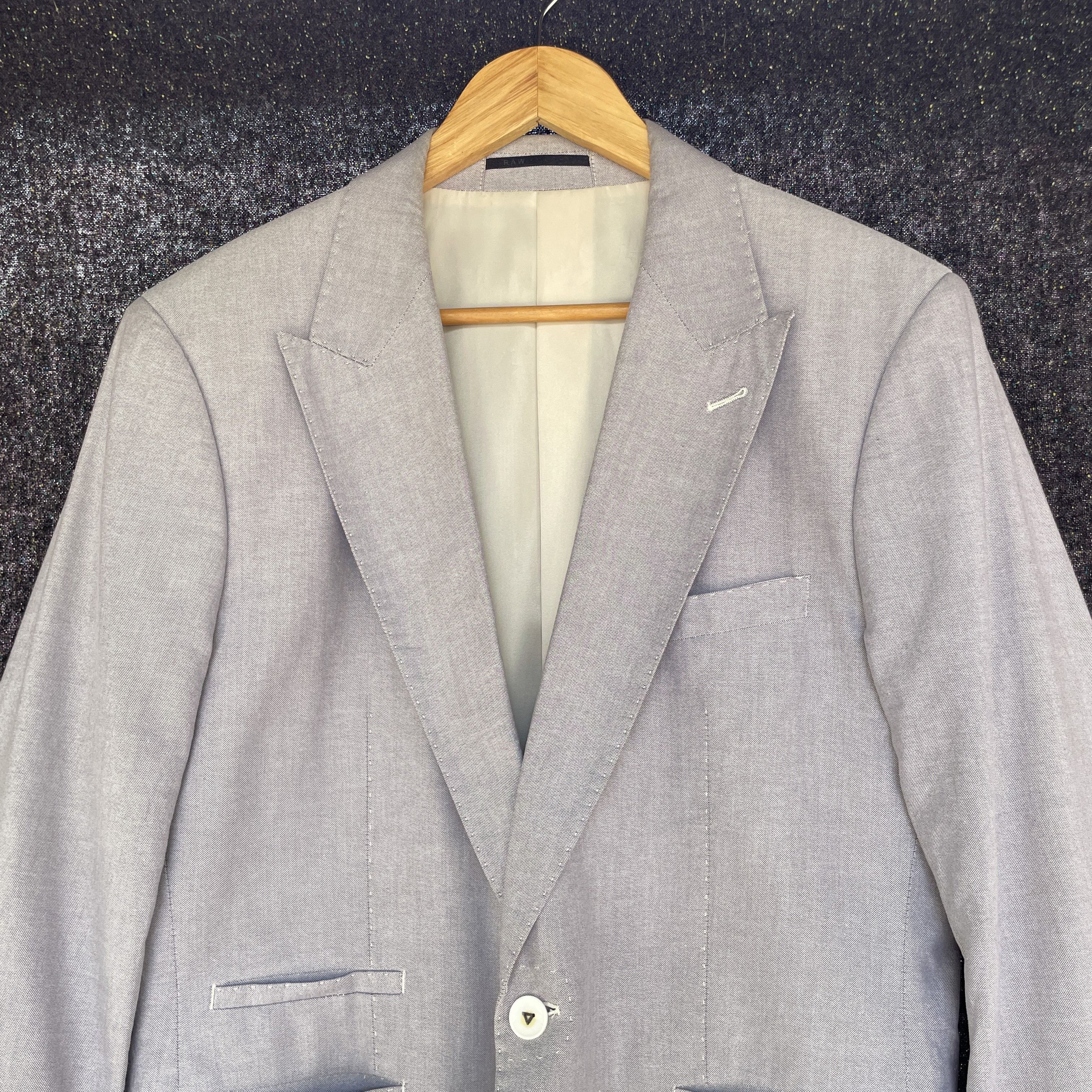 G-Star G-Star Raw Peak Lapel Cotton Blazer Size S Size 38R - 4 Thumbnail
