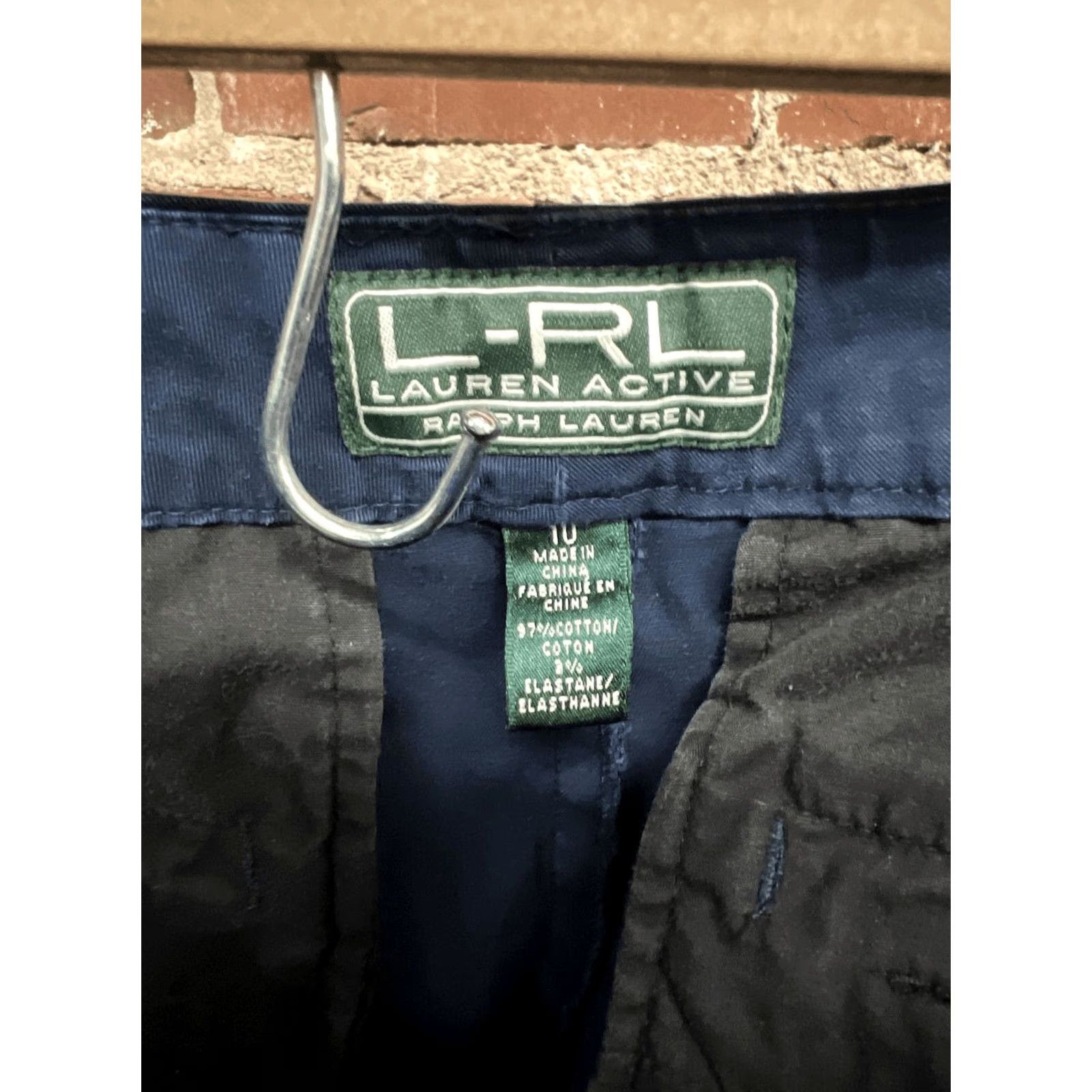 Ralph Lauren Lauren Ralph Lauren Active Shorts Women 10 Blue Cargo Cotton Elastodiene 8in Inseam Size 32" / US 10 / IT 46 - 3 Thumbnail