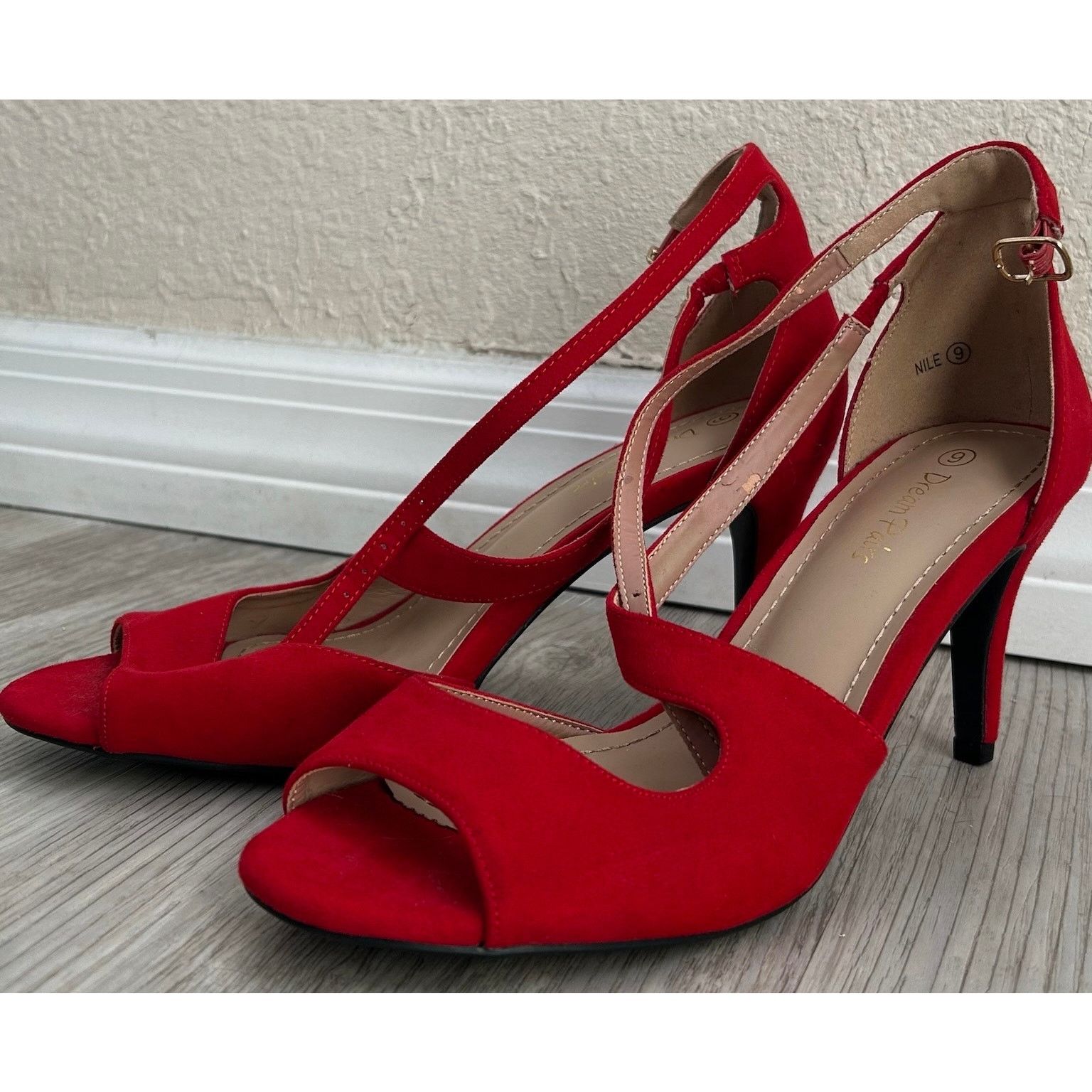 Other Dream Pairs | NILE Fashion Stilettos Open Toe Pump Heels | 9 Size US 9 / IT 39 - 1 Thumbnail