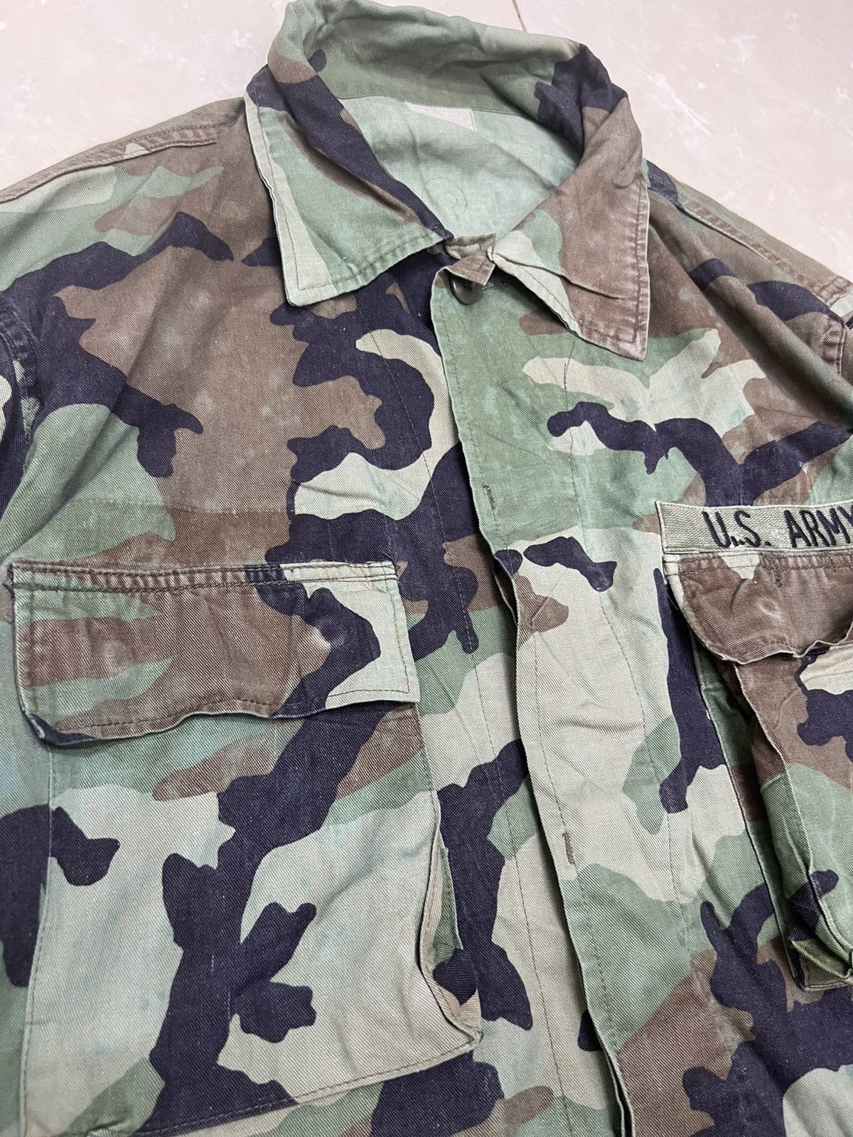 Avirex Vintage 90s US Army Woodland BDU Jacket USAREUR cold War Size US XL / EU 56 / 4 - 7 Thumbnail