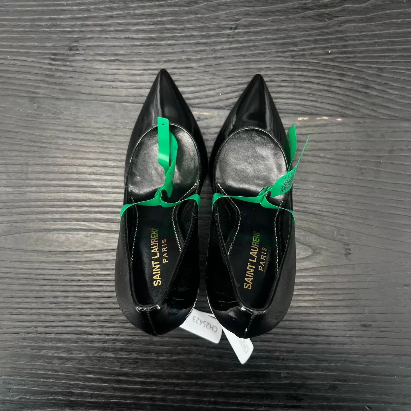 Saint Laurent Paris SAINT LAURENT Opyum Patent Leather Black Heels 36 with Box Size US 5.5 / IT 35.5 - 6 Thumbnail
