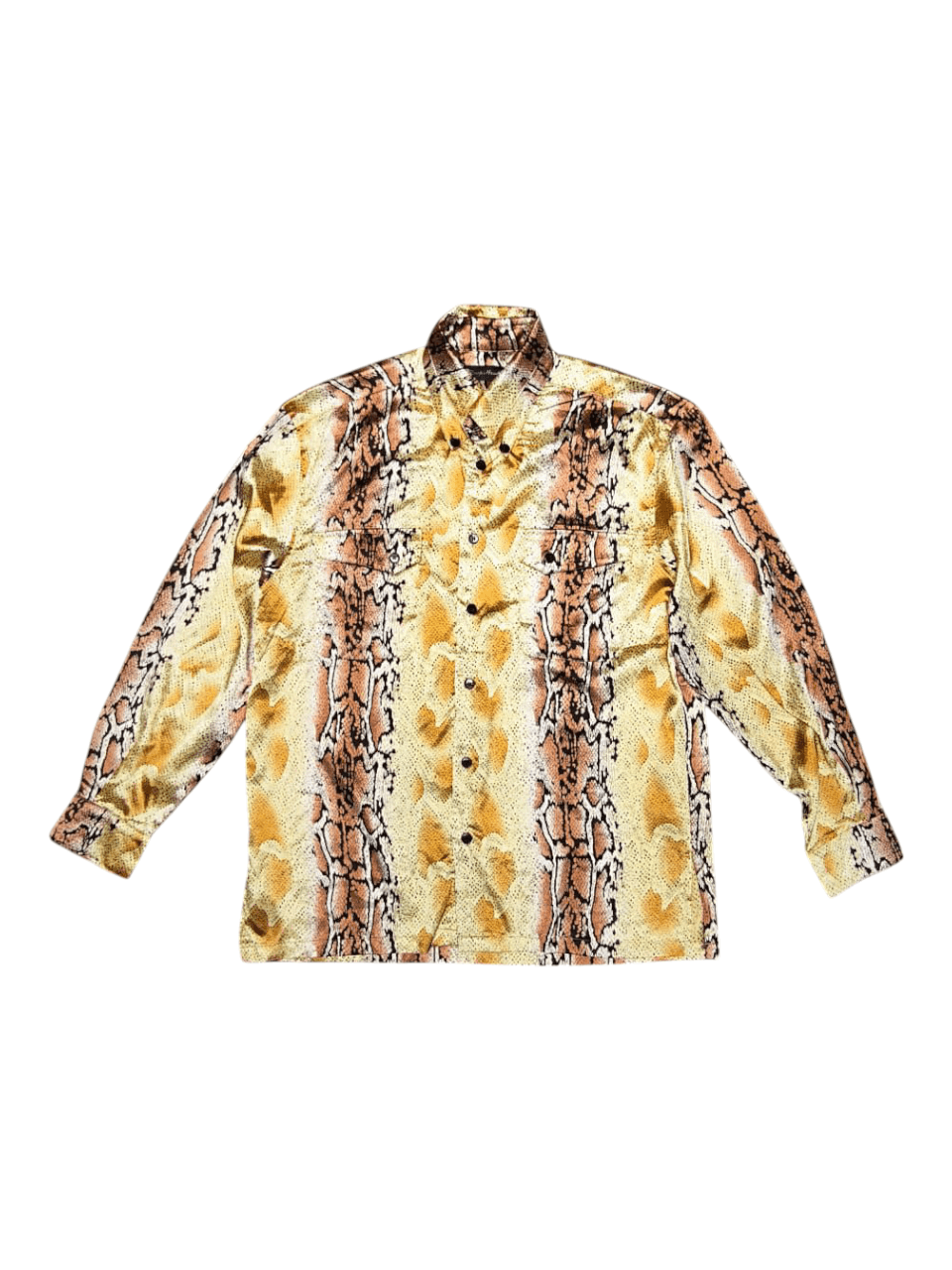Japanese Brand × Vintage python pattern shirt Drop Head Size US L / EU 52-54 / 3 - 6 Thumbnail