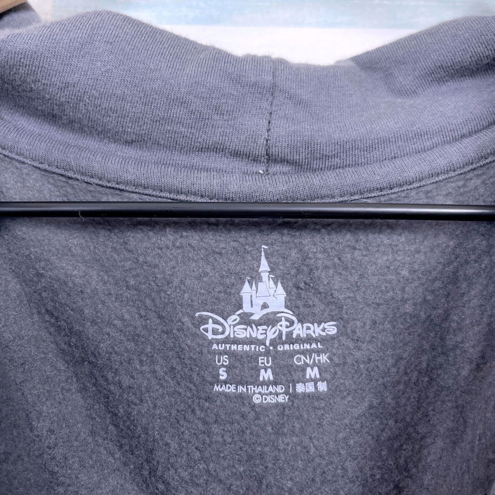 Disney Disney Parks 1971 Hooded Sweatshirt Gray Mens Small Size US S / EU 44-46 / 1 - 6 Thumbnail
