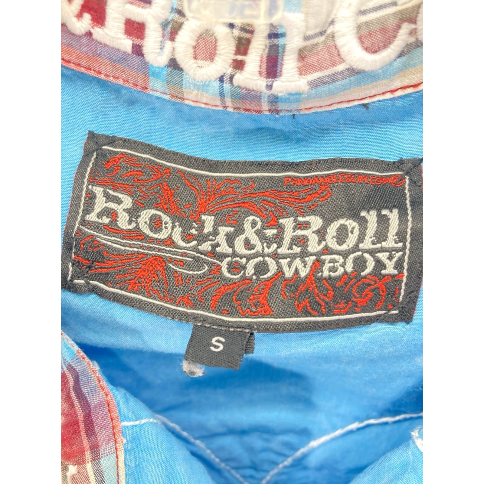 Vintage Rock Roll Cowboy Pearl Snap Shirt Men Small Turquois Blue Long Sleeve Western Shirt Mens S Blue Western Pearl Snap Shirt Size US S / EU 44-46 / 1 - 5 Thumbnail