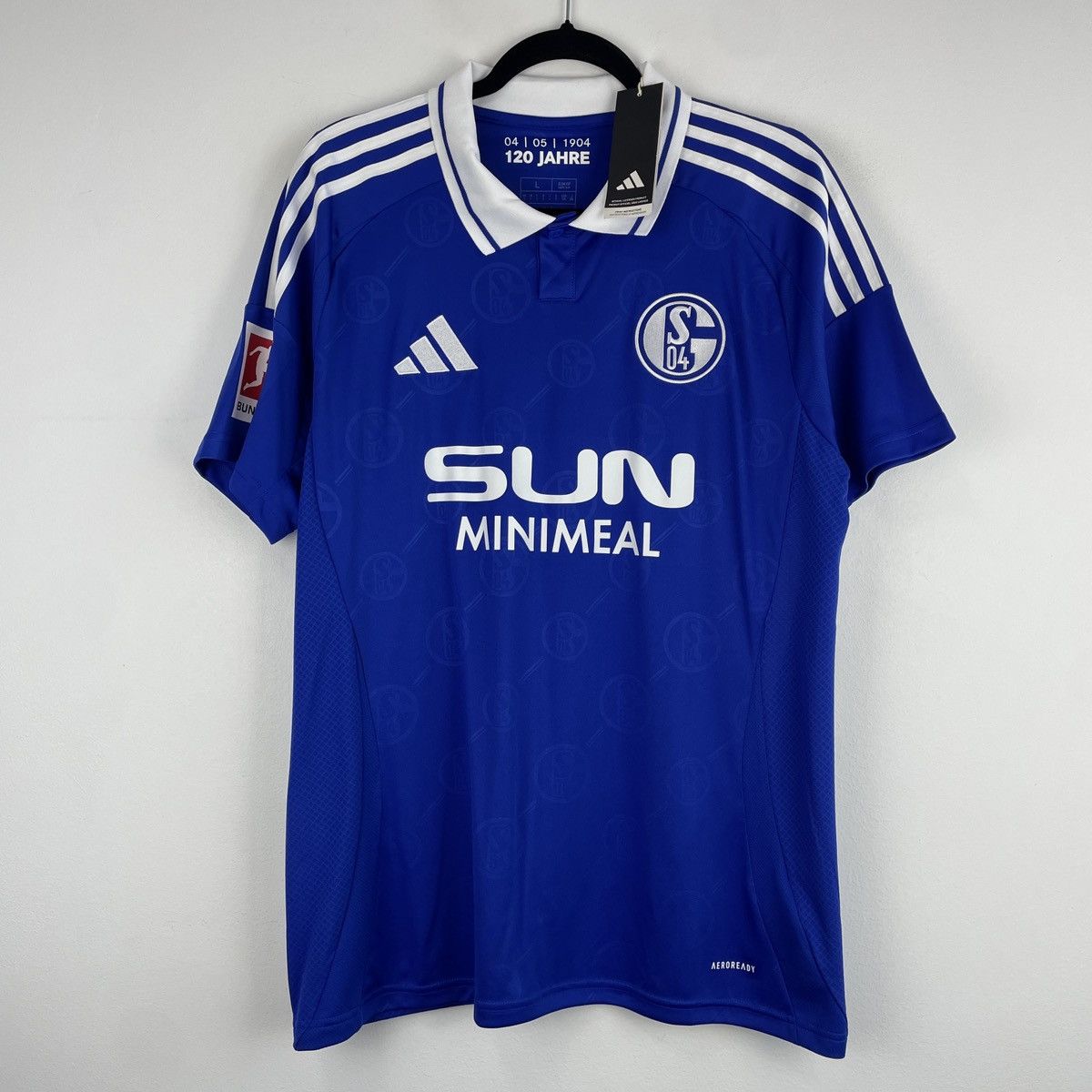 Adidas Schalke 04 Moussa Sylla Home Adidas Jersey Shirt 2024/2025 Size US L / EU 52-54 / 3 - 2 Thumbnail
