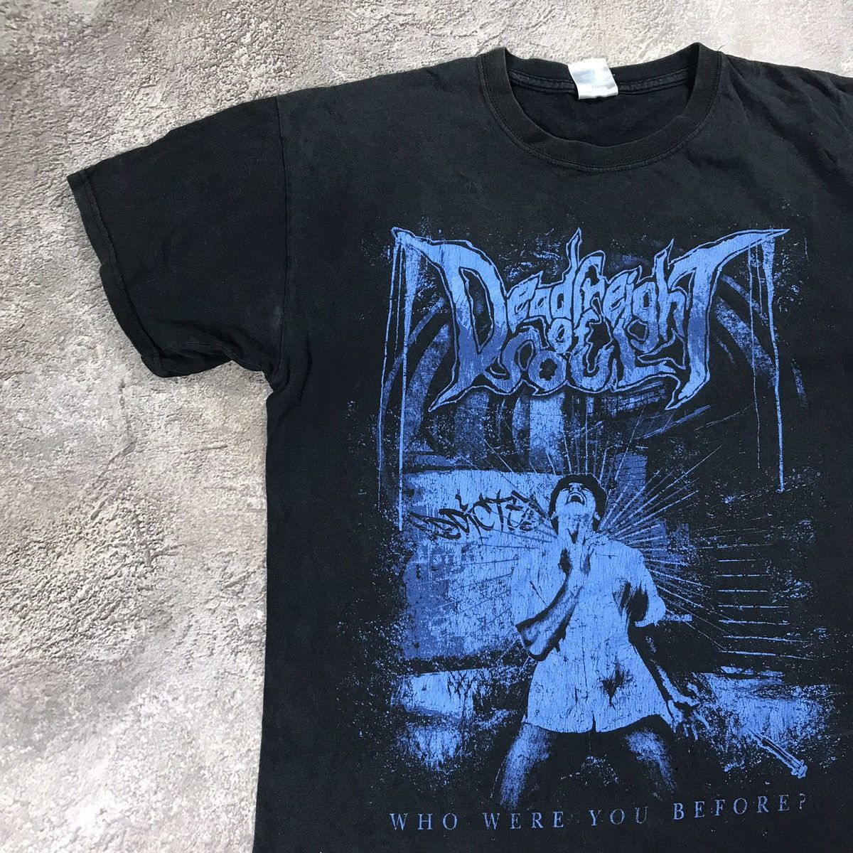 Band Tees VINTAGE Y2K DEAD OF SOUL HORROR CREEPY FACE ANGRY BONES Size US L / EU 52-54 / 3 - 3 Thumbnail
