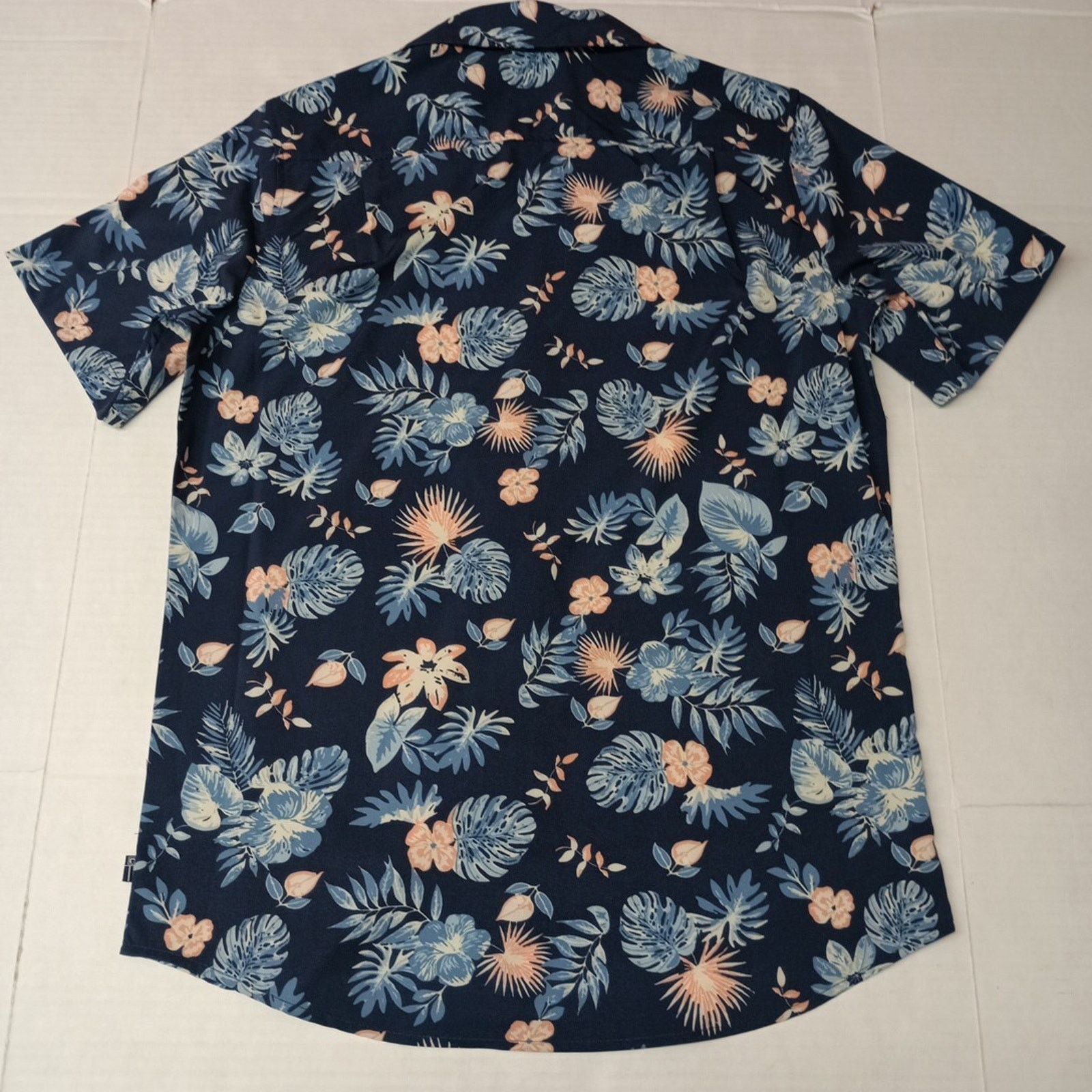 Chaps Chaps Woven Shirt Men's Size S Blue Floral Stretch UPF 50 Size US S / EU 44-46 / 1 - 8 Thumbnail