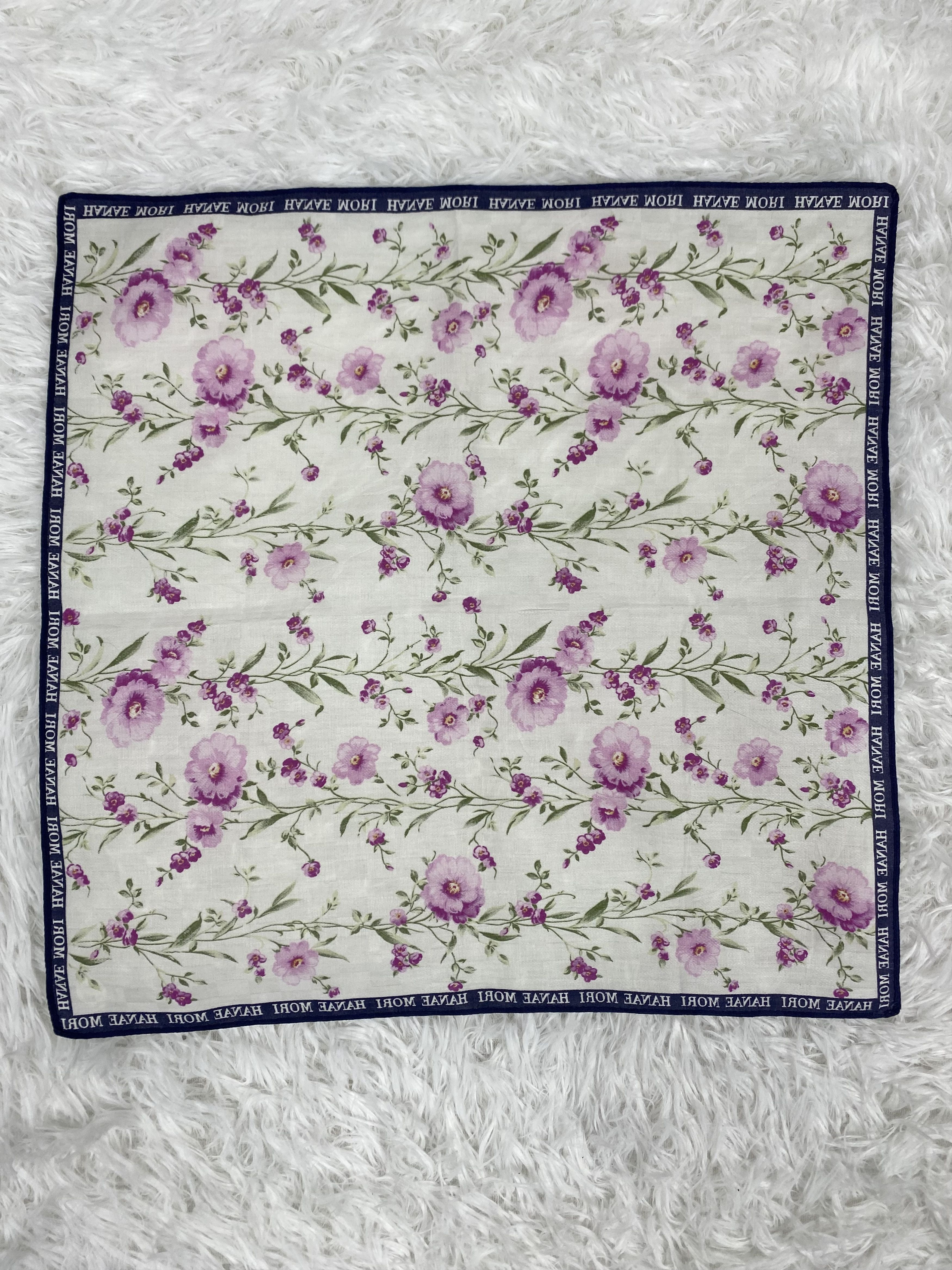 Hanae Mori Vintage Hanae Mori Handkerchief Neckerchief PH0409 Size ONE SIZE - 4 Thumbnail