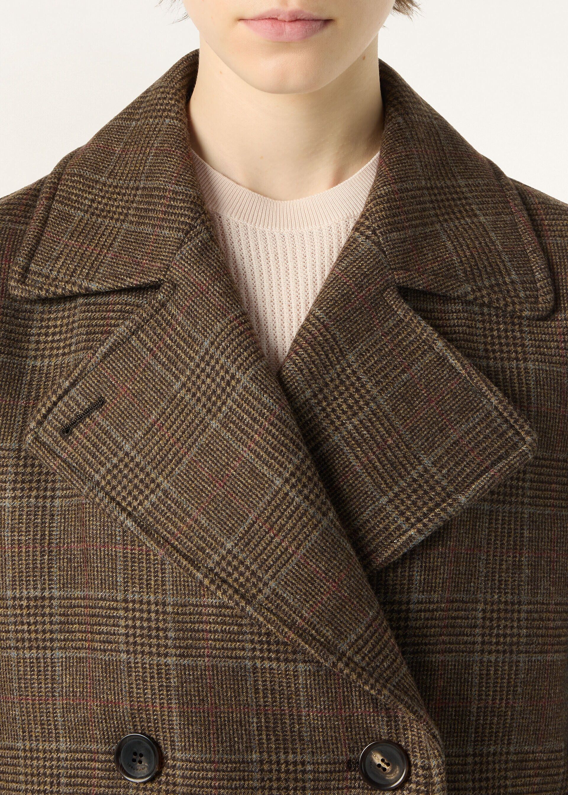 Loro Piana os11x0426 FRW1009 Hany Blouson Jacket in Tundra Check Size M / US 6-8 / IT 42-44 - 3 Thumbnail
