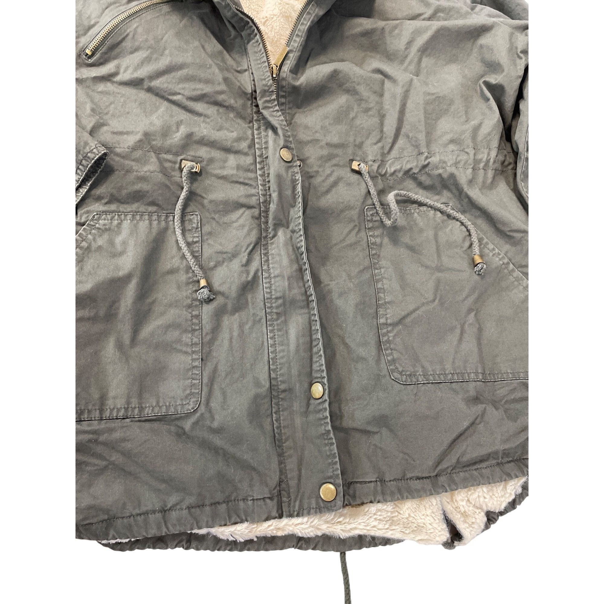 Other Yoki Mens Olive Green Sherpa-Lined Parka winter coat jacket Size US XXL / EU 58 / 5 - 5 Thumbnail