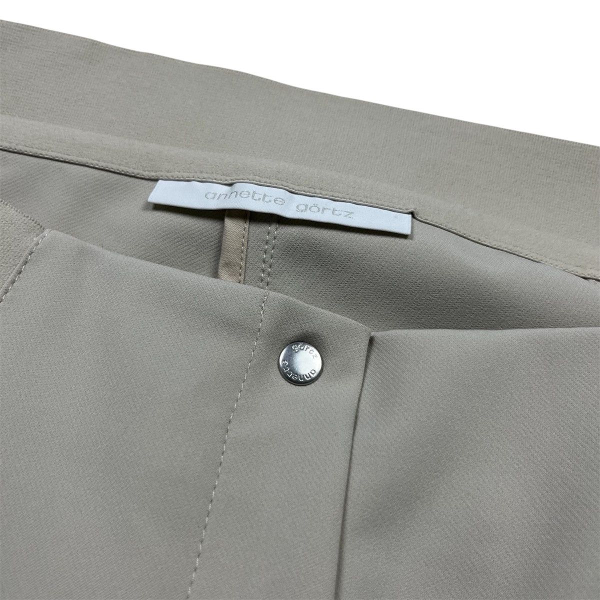 Annette Gortz Annete Gortz Woomen’s Classic Pants beige Size 27" / US 4 / IT 40 - 4 Thumbnail