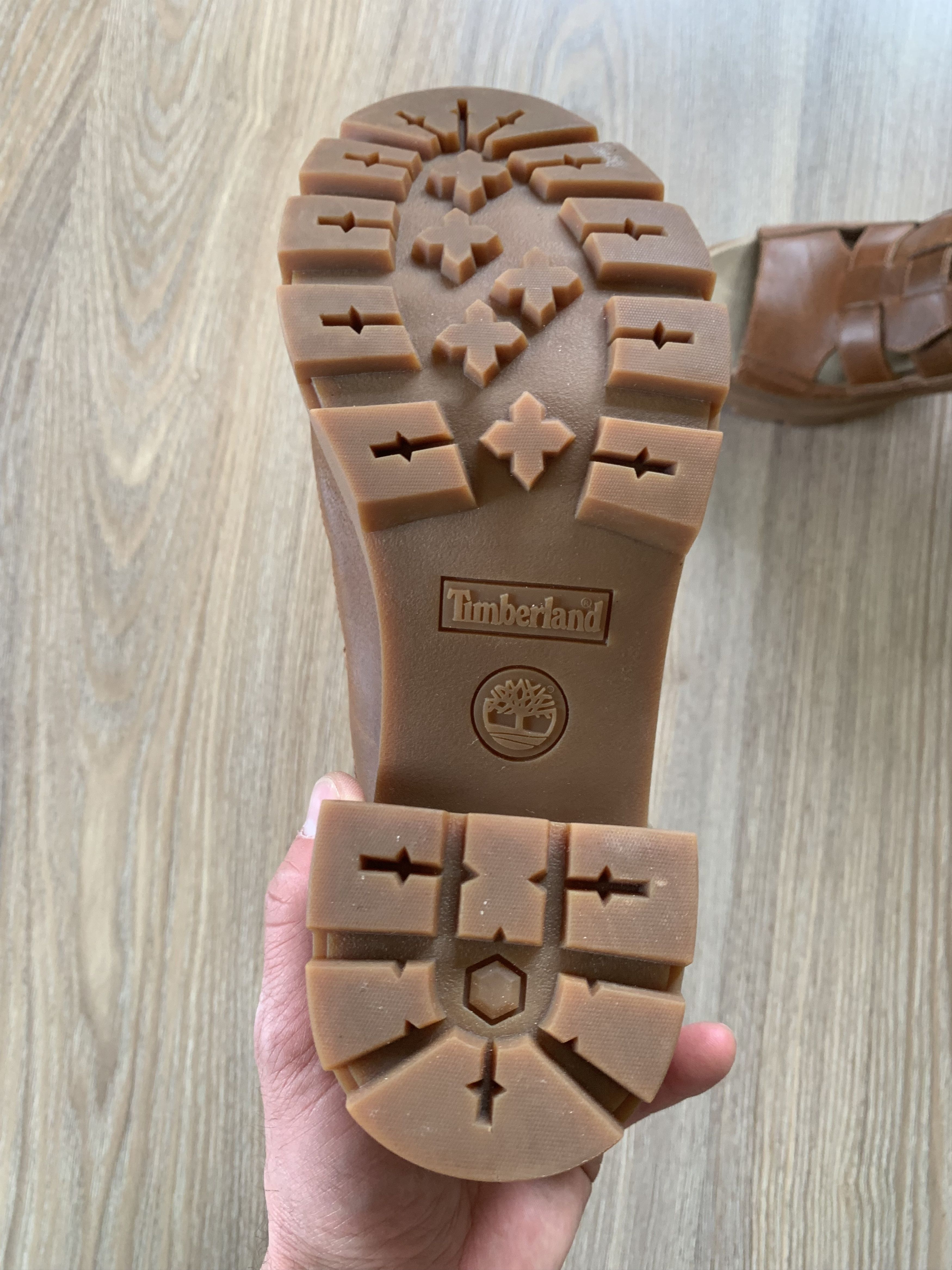 Timberland Timberland Allington Brown Leather High Heeled Sandals Size US 10 / IT 40 - 8 Thumbnail