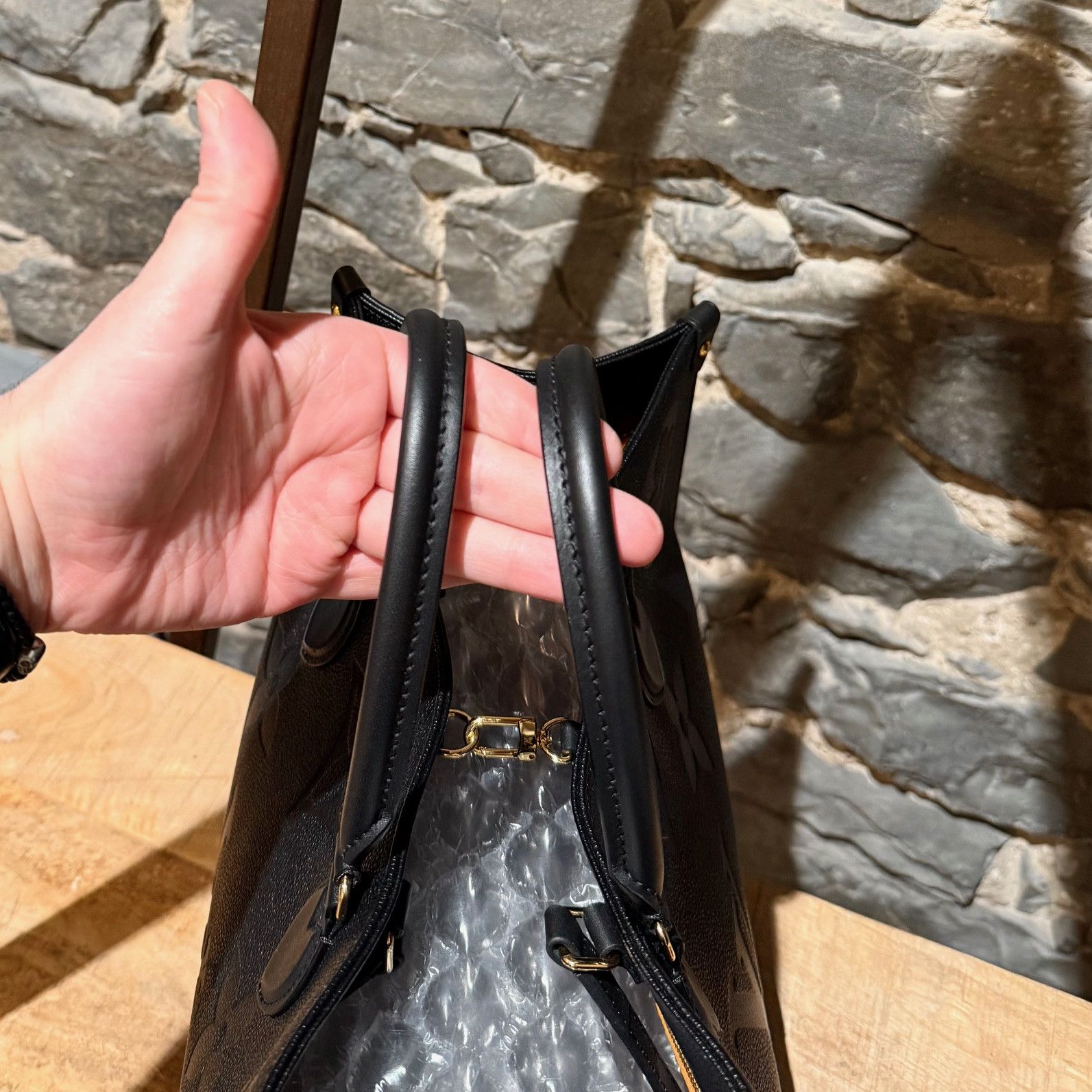 Louis Vuitton Louis Vuitton OnTheGo GM Black Empreinte Giant Tote Bag Size ONE SIZE - 11 Thumbnail
