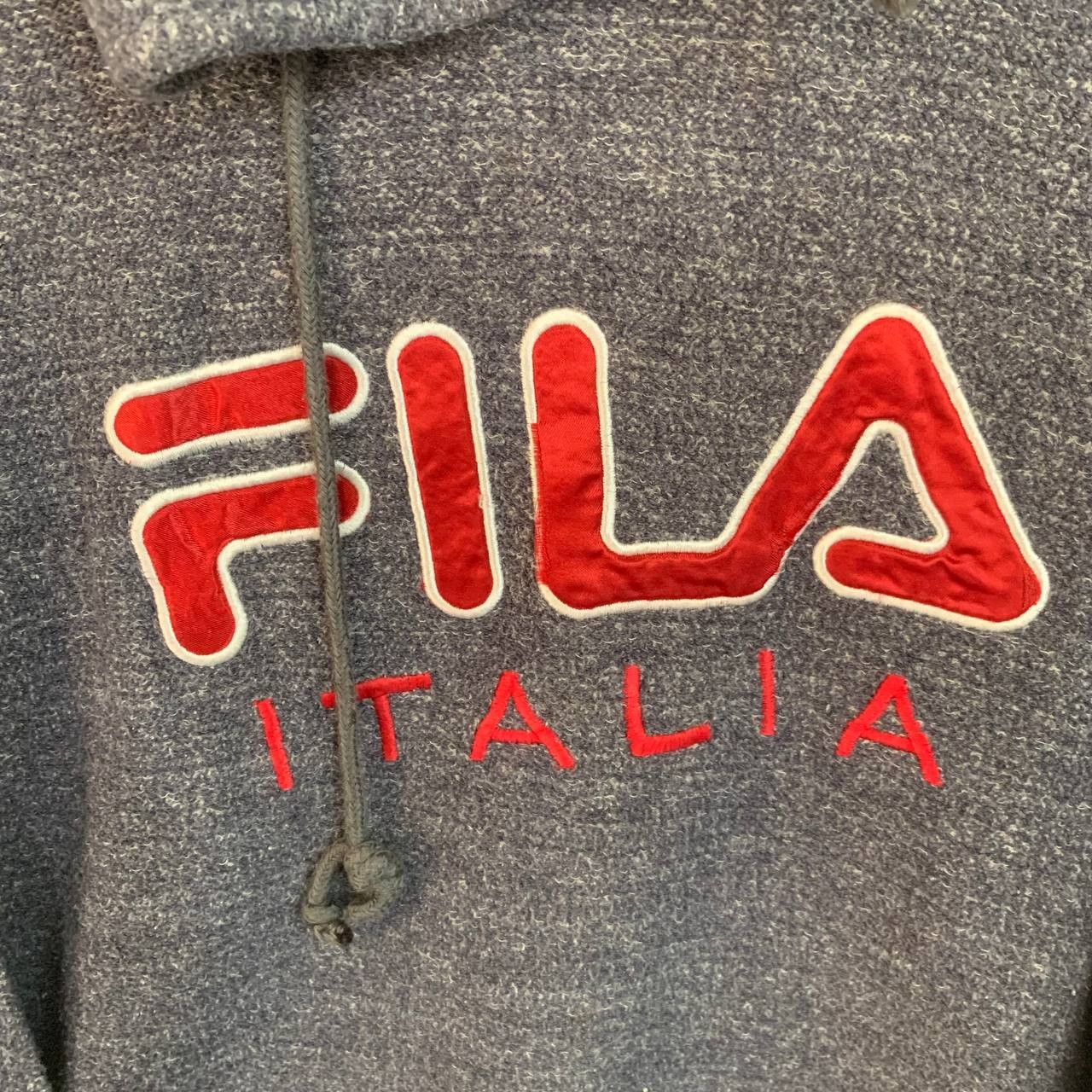 Fila Vintage Fila Hoodie Big logo Sweatshirt Large Size US L / EU 52-54 / 3 - 3 Thumbnail