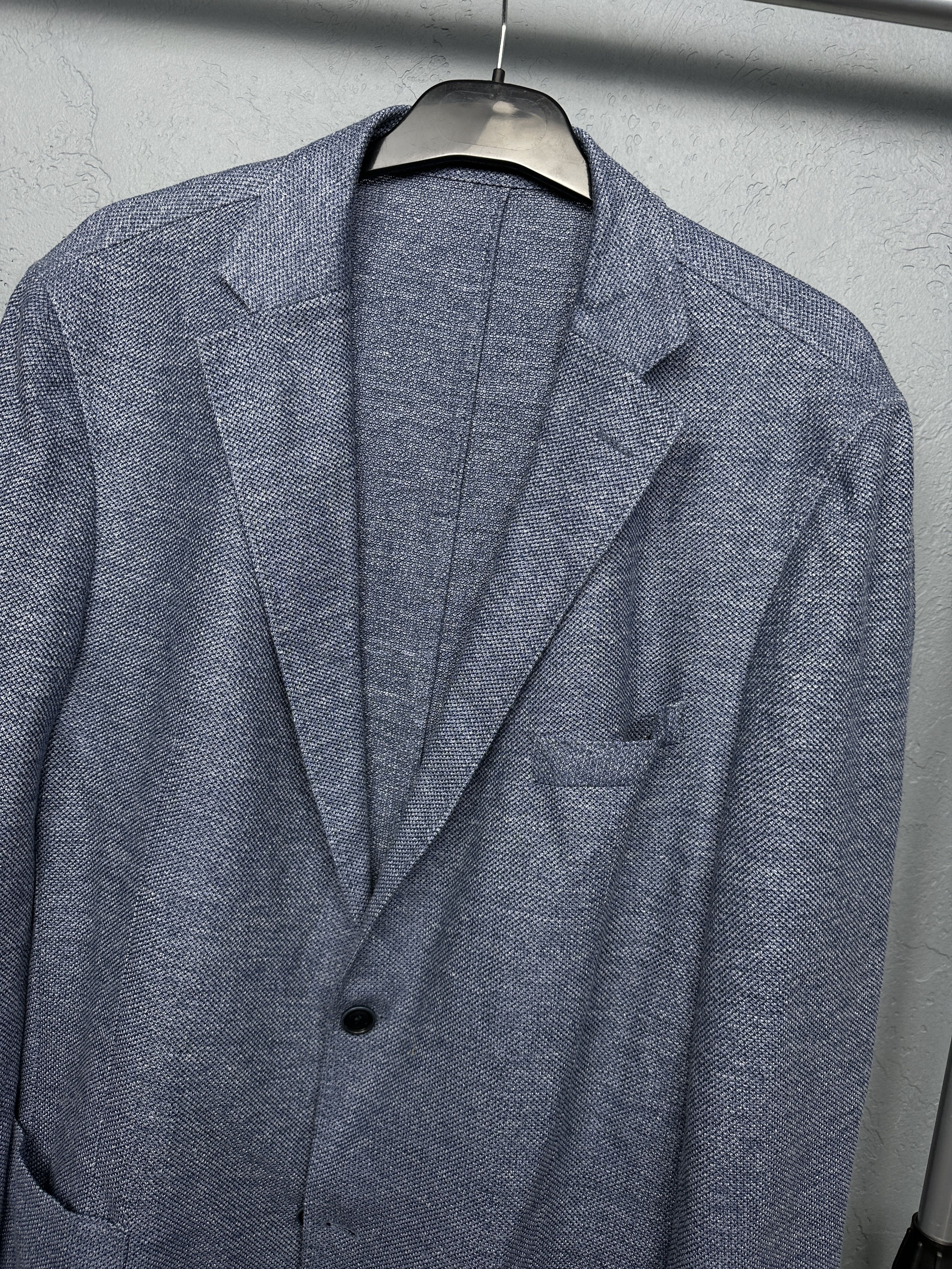 Vintage Windsor Mens Linen Blazer Jacket Size US L / EU 52-54 / 3 - 2 Thumbnail