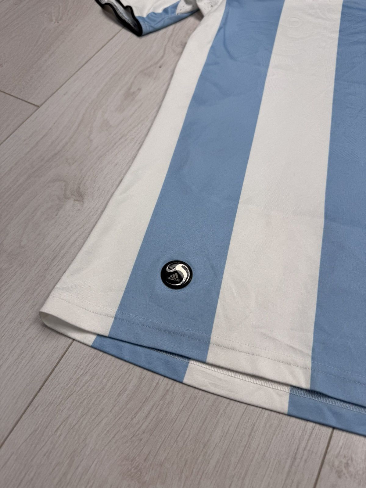 Adidas Argentina Adidas soccer jersey S 2008 stripped Size US S / EU 44-46 / 1 - 4 Thumbnail