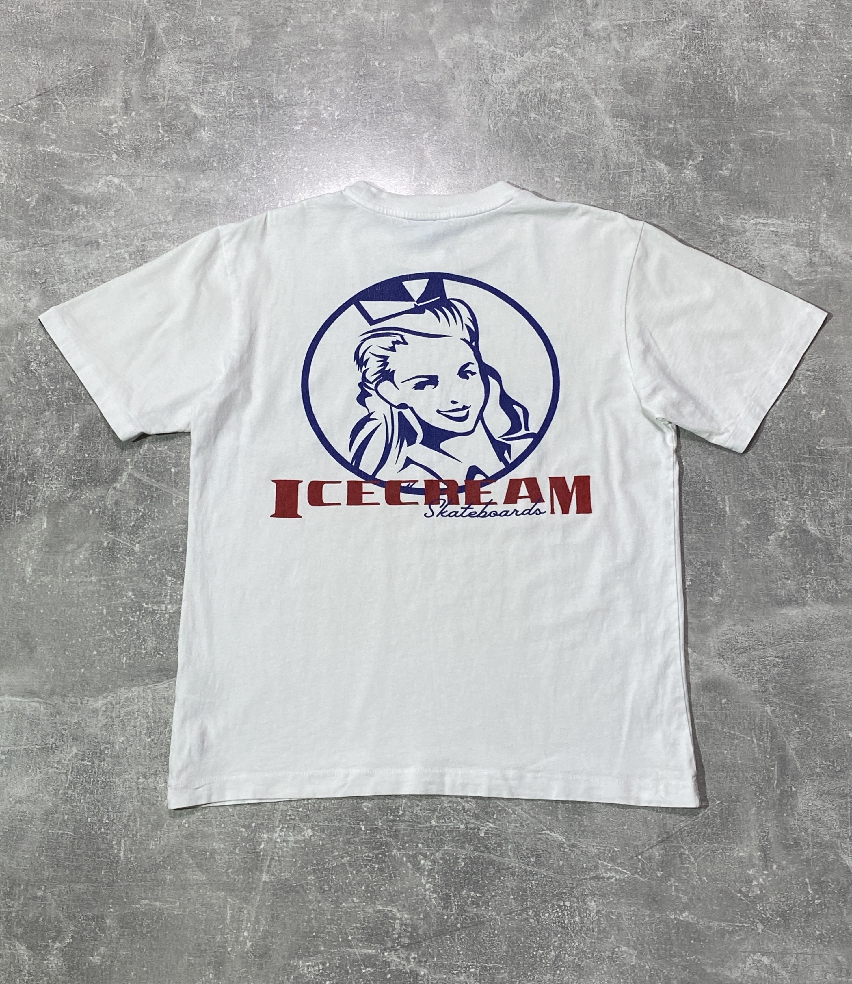 Icecream Vintage Y2K Ice Cream Girl Face Skateboarding T-shirt Size US S / EU 44-46 / 1 - 1 Thumbnail