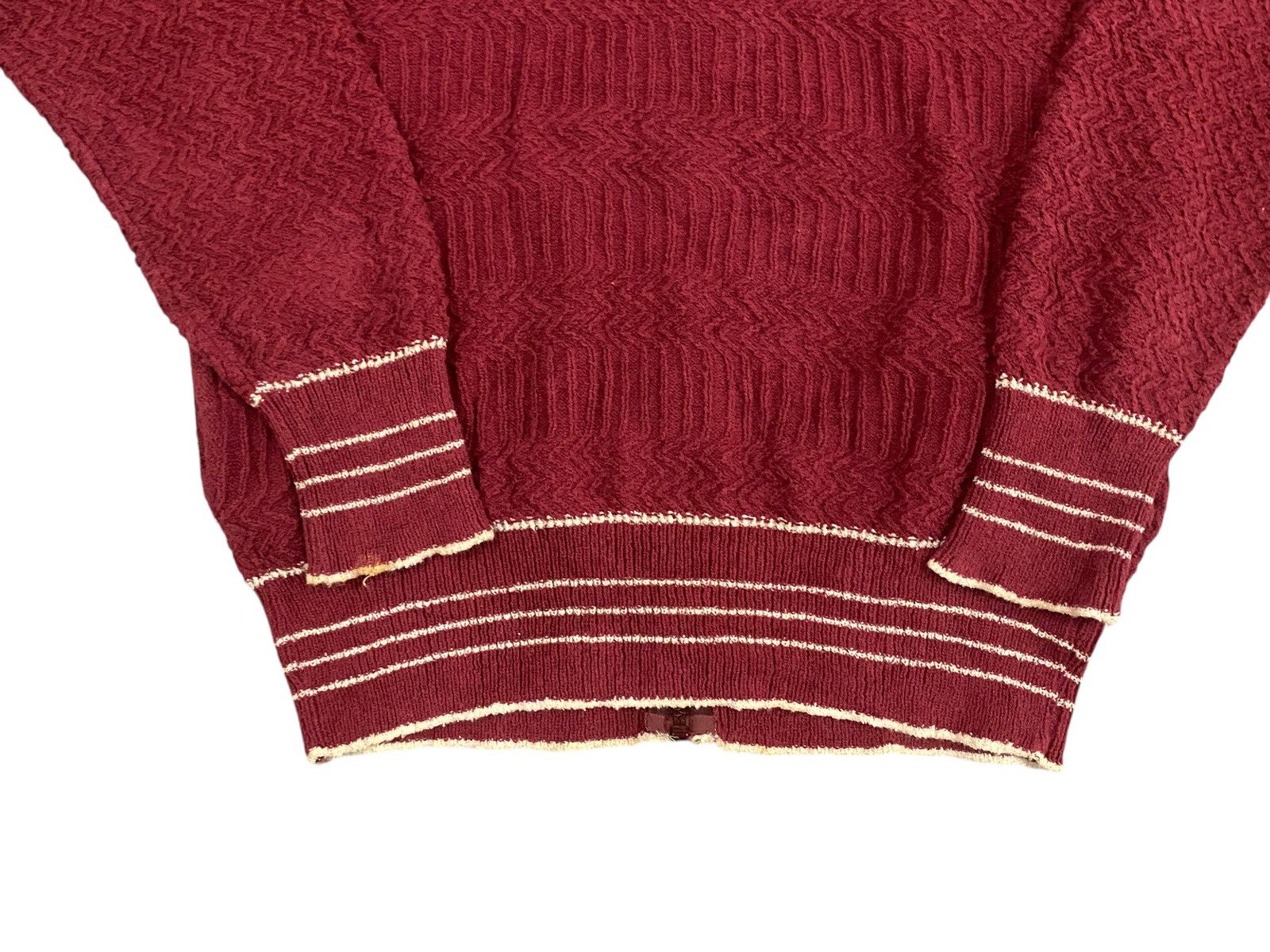 SCABAL Vintage Italian Knit Zip-Up Sweater by Scabal - Made Italy Size US S / EU 44-46 / 1 - 3 Thumbnail
