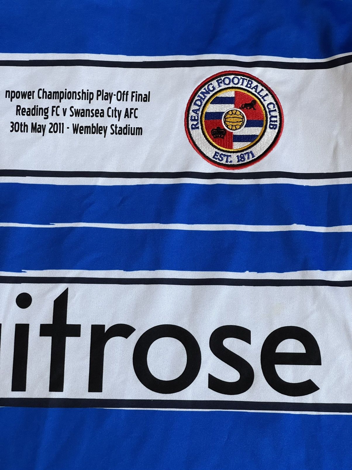 Puma × Vintage Vintage Puma Reading FC 2011 final gaming jersey rare Size US L / EU 52-54 / 3 - 5 Thumbnail
