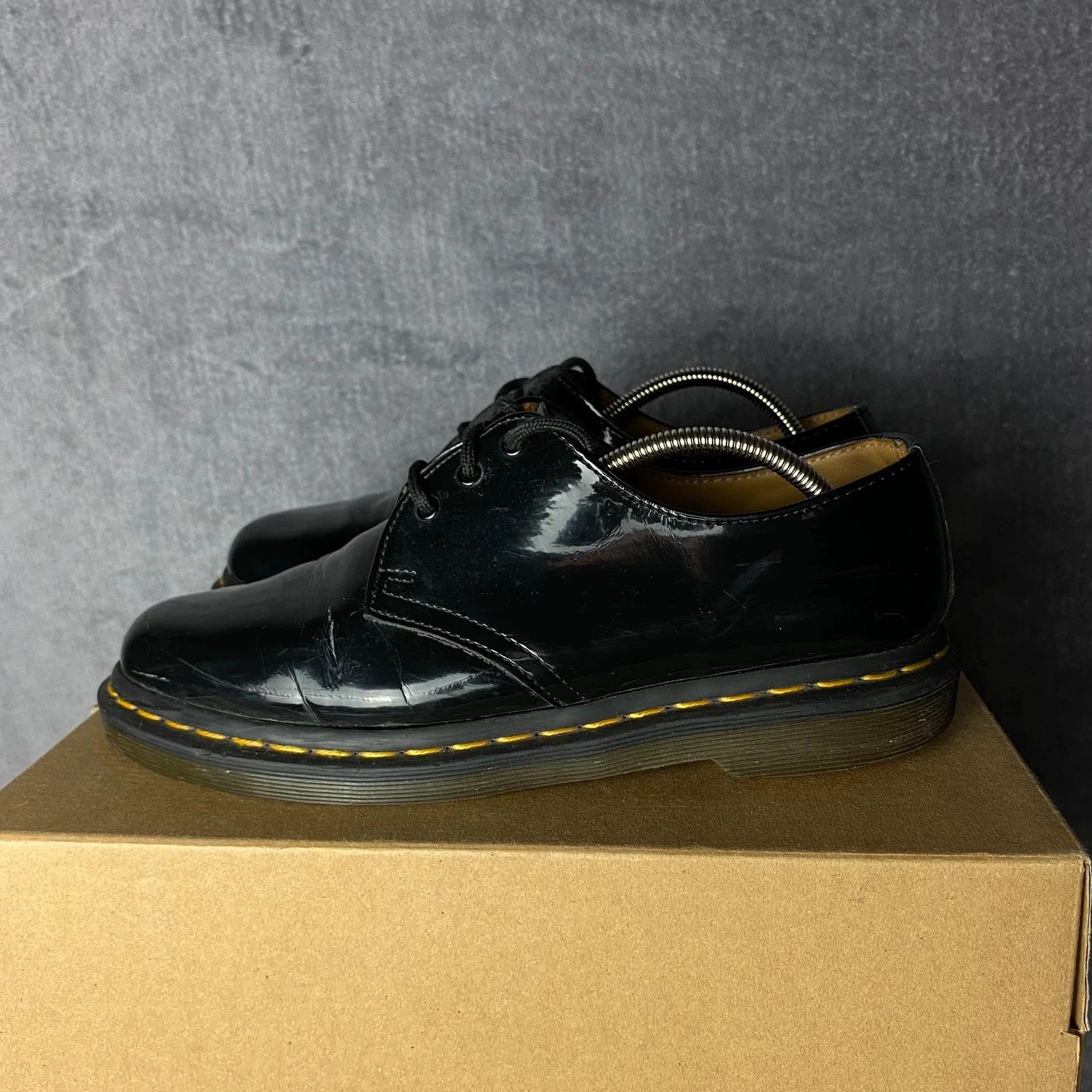 Dr. Martens Dr Martens loafers black polished smooth leather Size US 9 / IT 39 - 2 Thumbnail