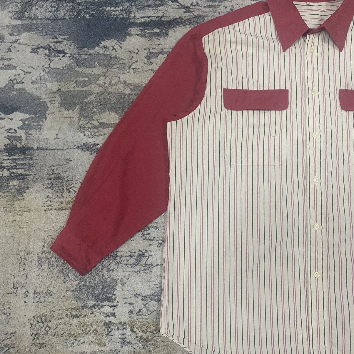 Japanese Brand × Vintage Gcw23🔥Vintage Eneos Racing Stripes Button Up Worker Size US XL / EU 56 / 4 - 4 Thumbnail