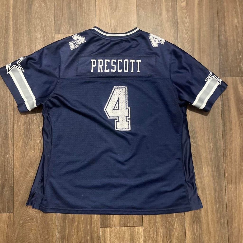 NFL Dallas Cowboys Prescott navy and white jersey size 2XL Size US XXL / EU 58 / 5 - 4 Thumbnail
