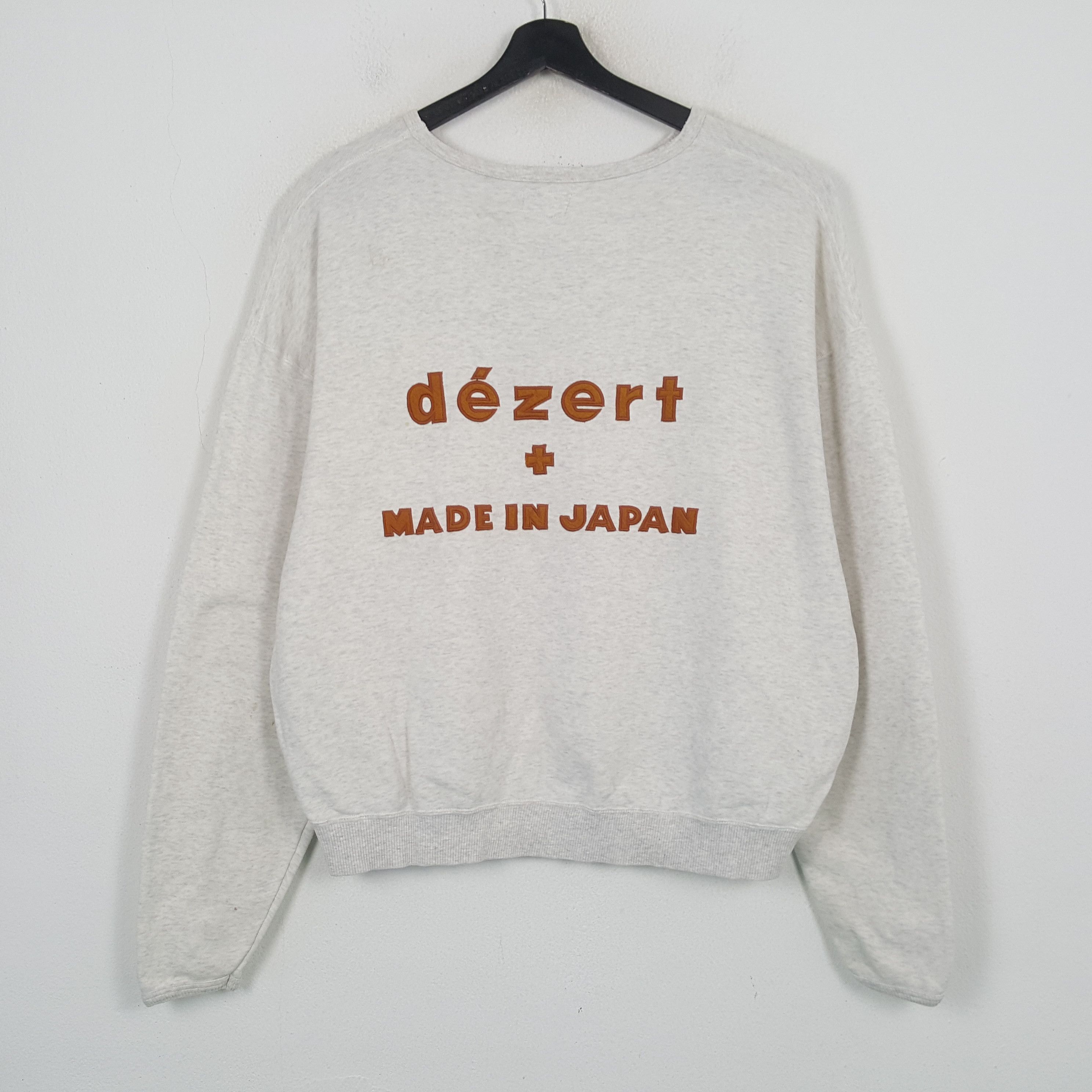 Vintage Dezert + Made In Japan Streetwear Sweatshirt C298N23 Size XXL / US 16-18 / IT 52-54 - 1 Thumbnail