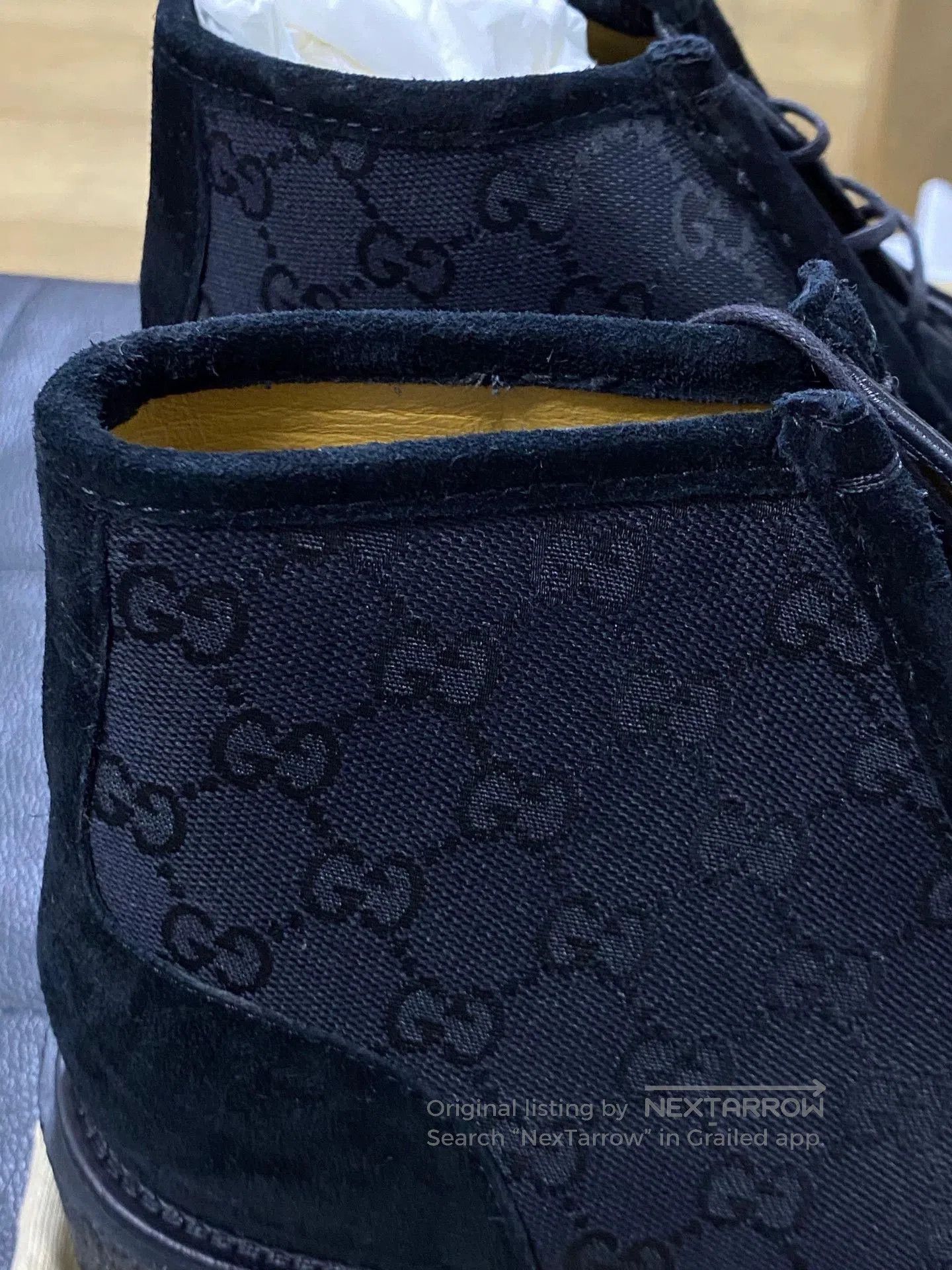Gucci gucci high-top shoes with logo pattern. Size US 8 / EU 41 - 3 Thumbnail