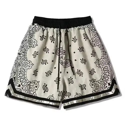 Other 21SS Tokyo Union Beige Bandana Paisley Jersey Shorts Size US 32 / EU 48 - 1 Thumbnail