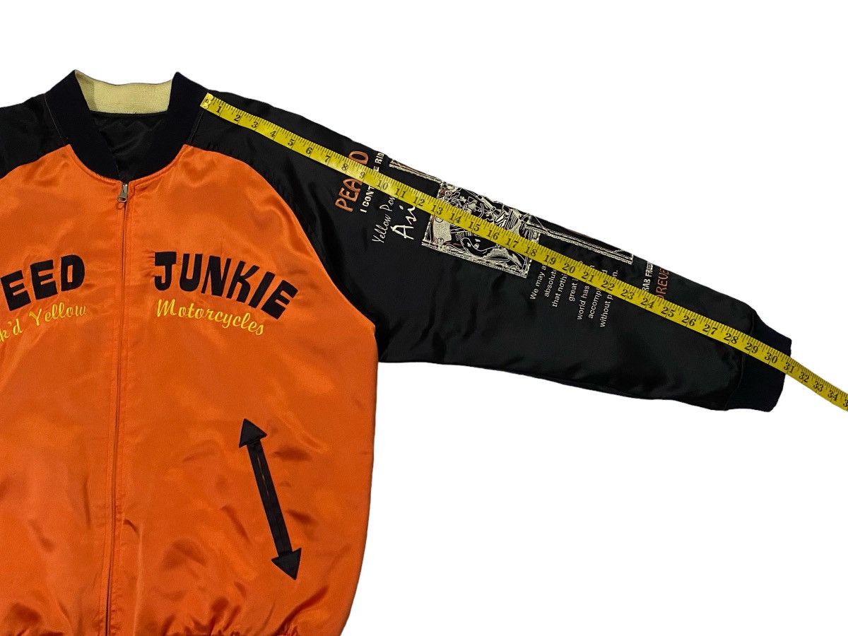 Japanese Brand Peakd Yellow Speed Junkie Reversible Souvenir Jacket Size US L / EU 52-54 / 3 - 8 Thumbnail