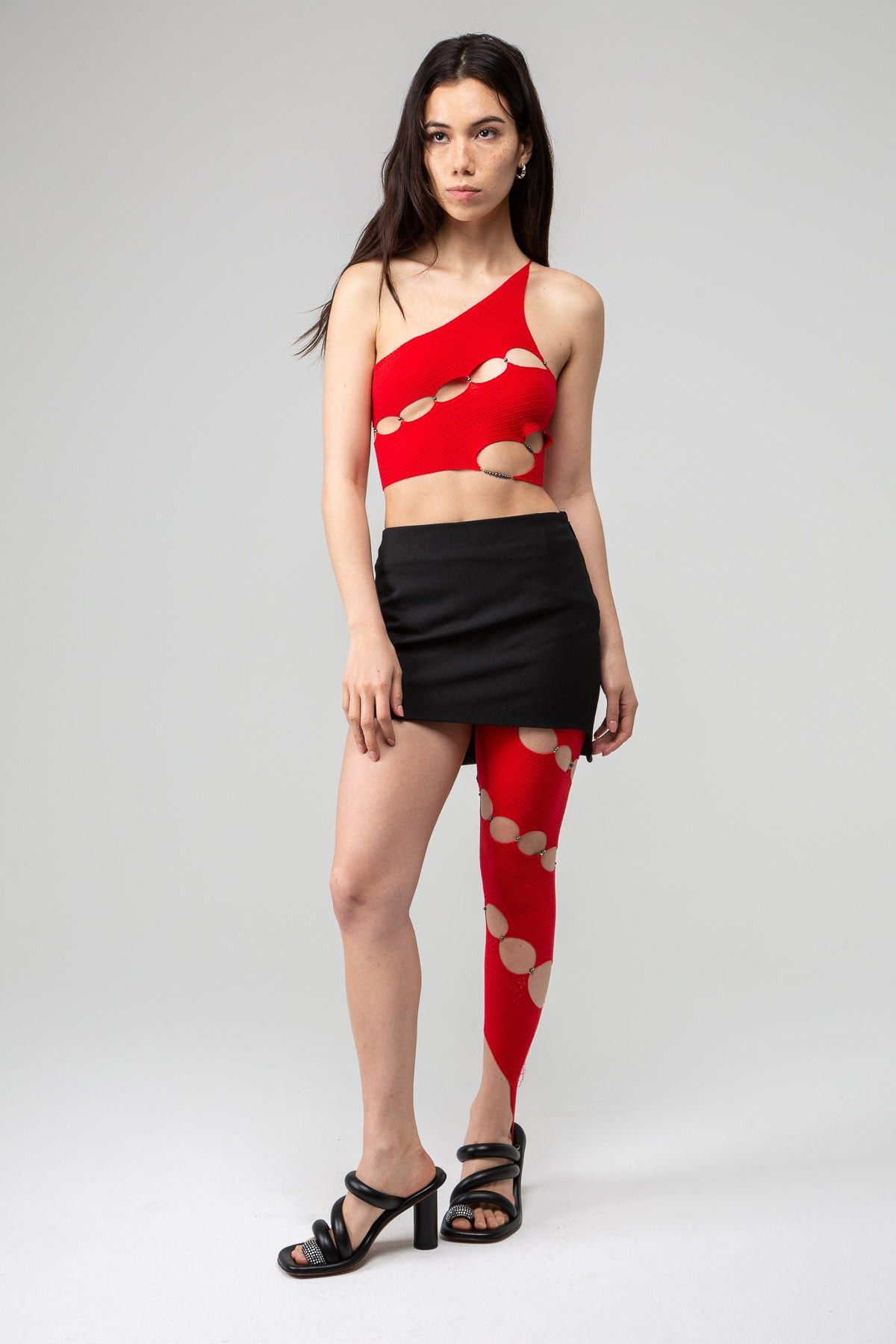 RUIbuilt $325 RUI Size 1 Spiral Cutout Single Legging Size ONE SIZE - 5 Thumbnail