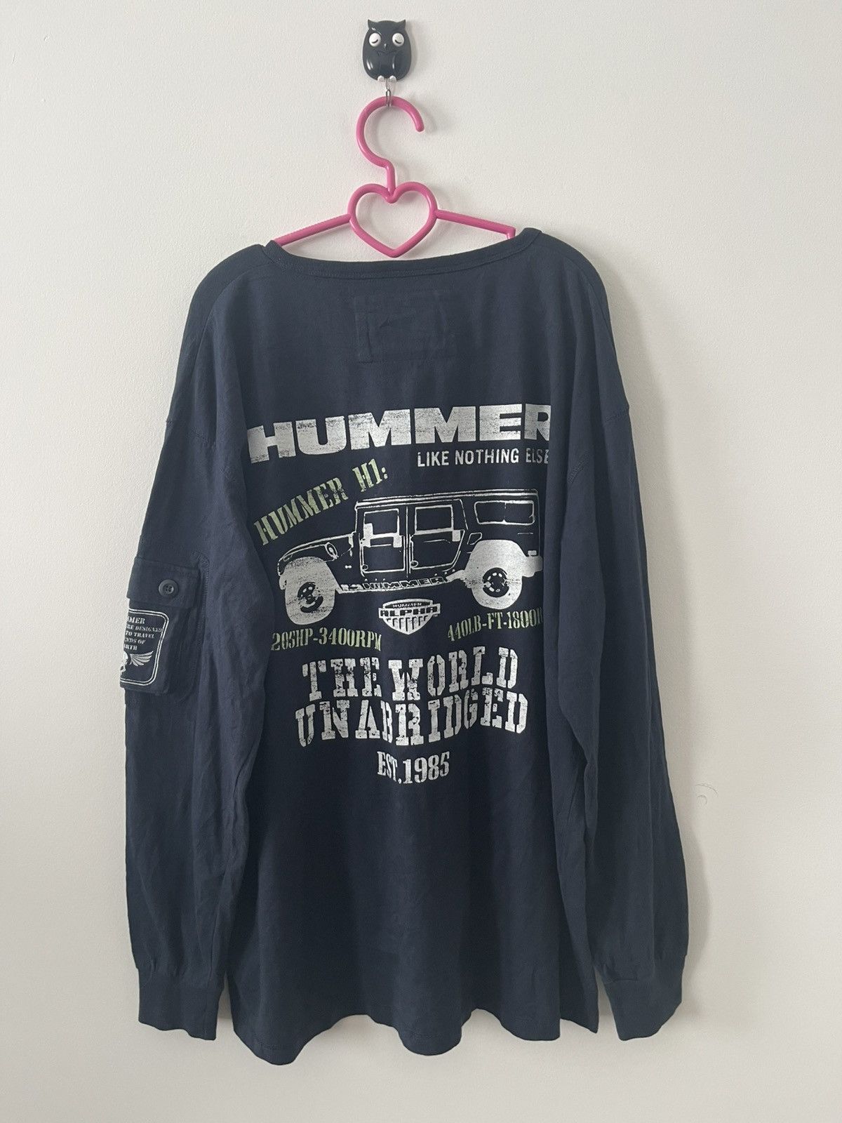 Vintage Rare Vintage HUMMER Like Nothing Else Big Logo Spell Out Size US XL / EU 56 / 4 - 1 Thumbnail