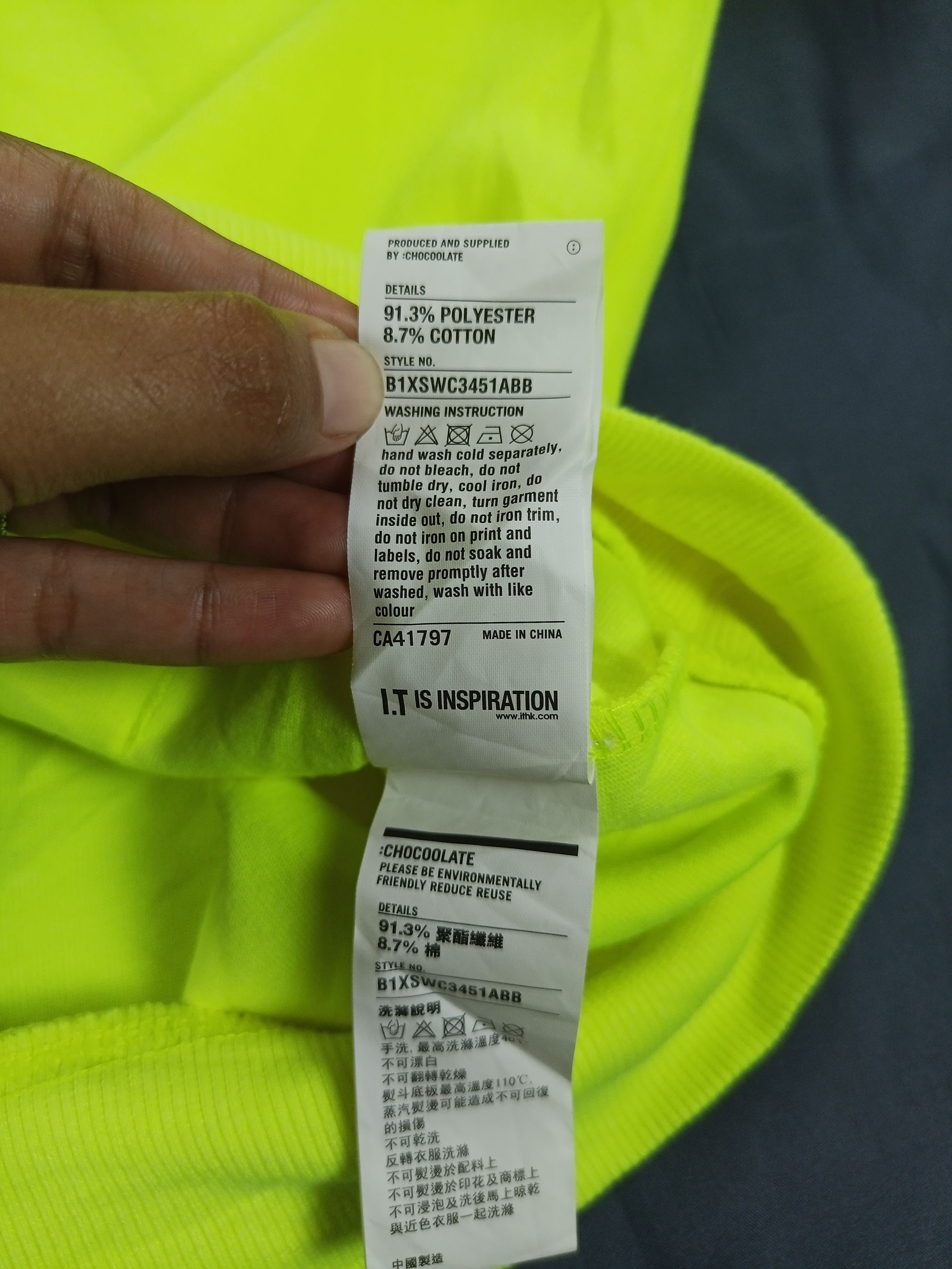 CHOCOOLATE CHOCOOLATE Black Dept Neon Hoodie Jumper Size US M / EU 48-50 / 2 - 13 Thumbnail