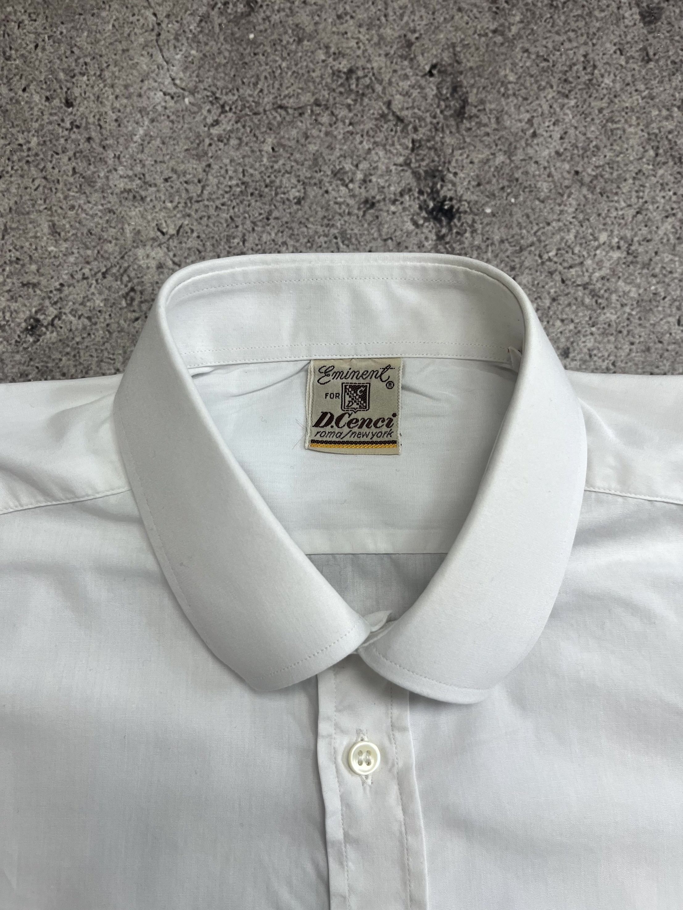 Davide Cenci Davide Cenci Italian Cotton White Сufflinks Shirt Size L Size US L / EU 52-54 / 3 - 5 Thumbnail