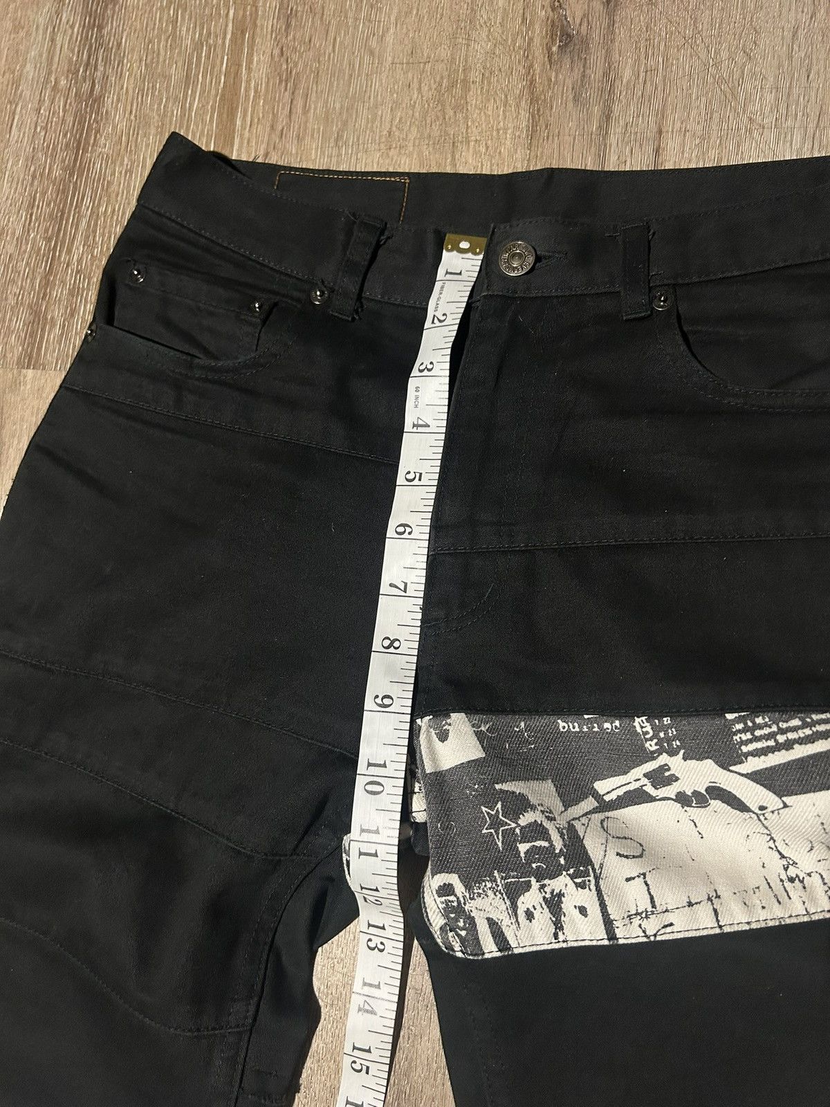 Hysteric Glamour Vintage Japanese Brand Worldwide Love Patchwork Hagi Pants Size US 28 / EU 44 - 7 Thumbnail