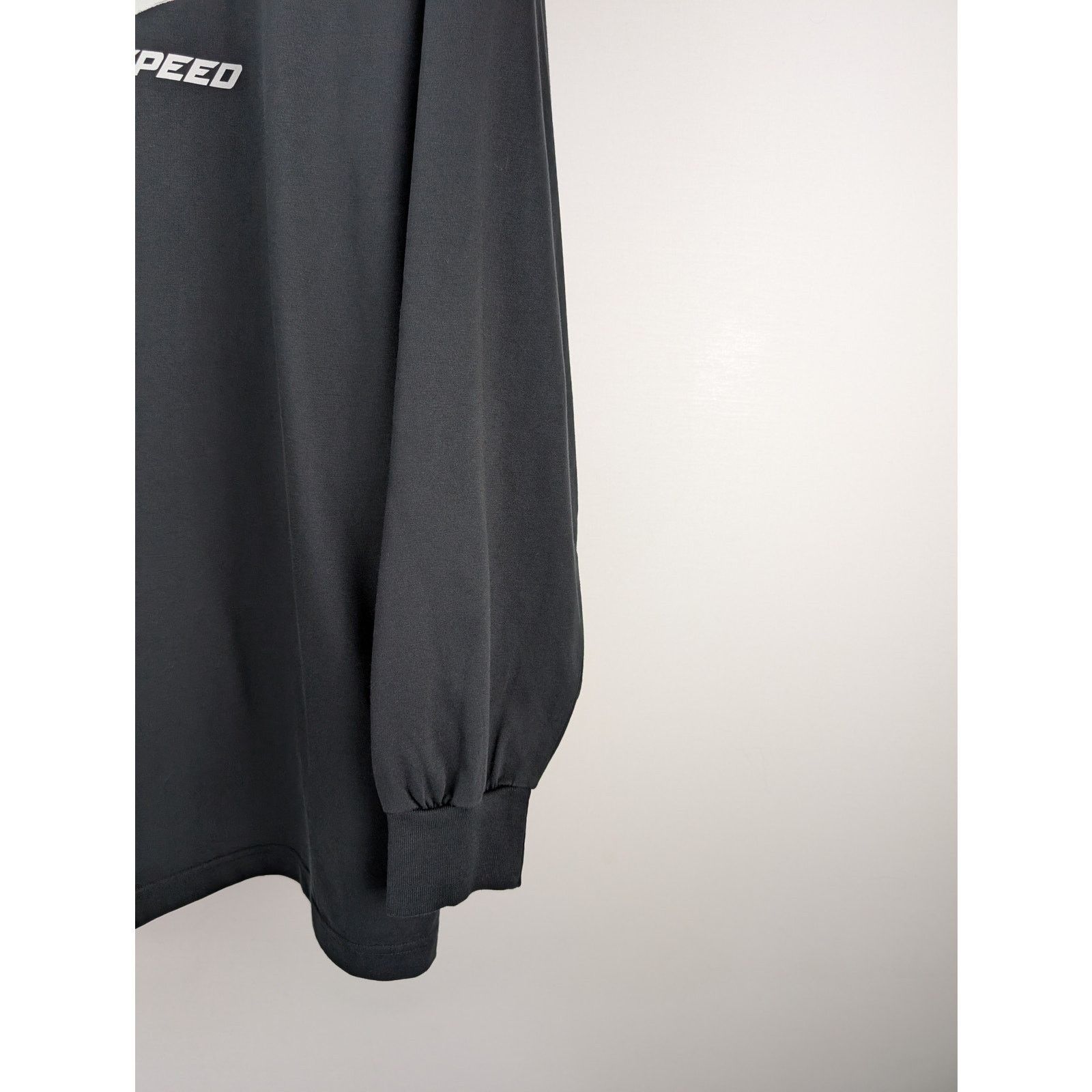 Balenciaga o1rshd1 Need for Speed Long Sleeve Large Fit T-Shirt Black Size US M / EU 48-50 / 2 - 5 Thumbnail