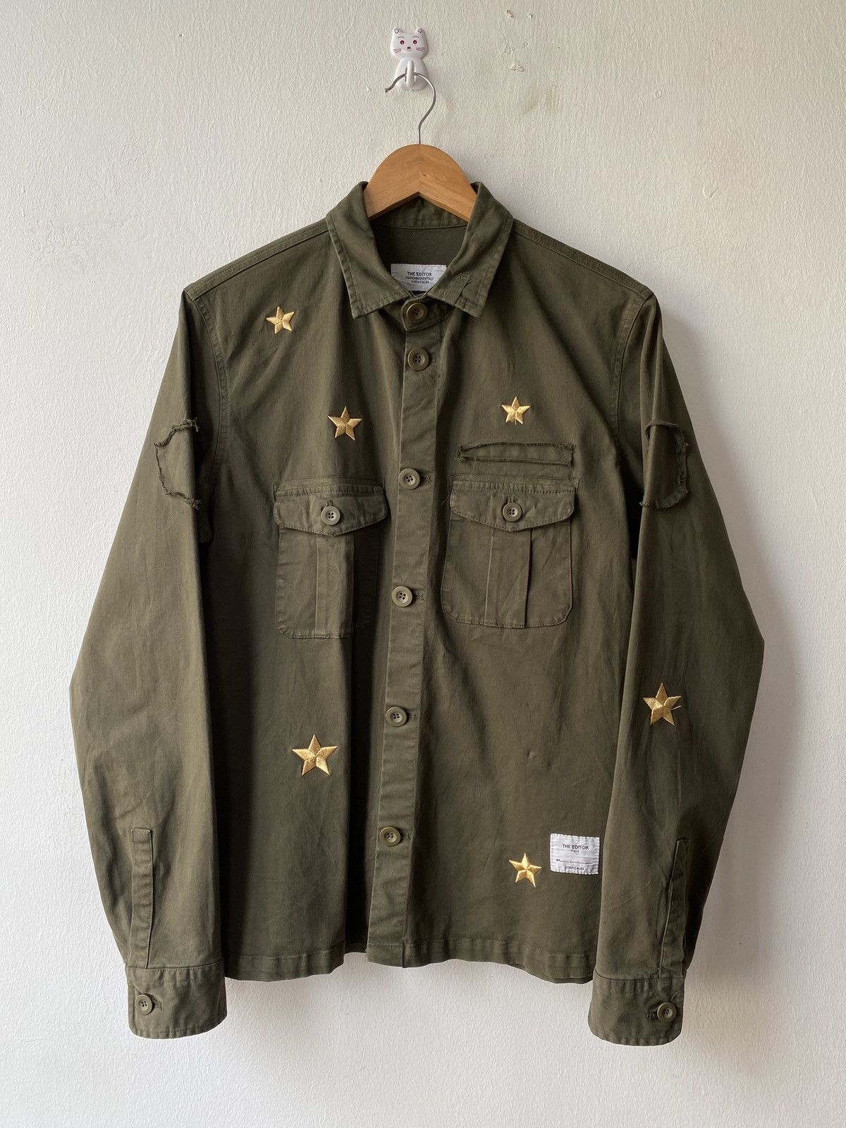 Other The Editor Italy Army Design Button Up Shirt Size US L / EU 52-54 / 3 - 3 Thumbnail